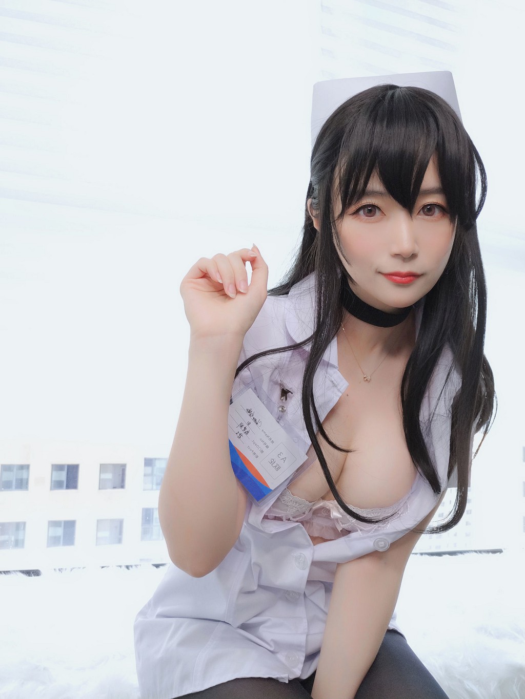 ไป่หยิ่น81《พยาบาลผมยาว》 [Cosplay สาวสวย] หนังสือภาพ[66P