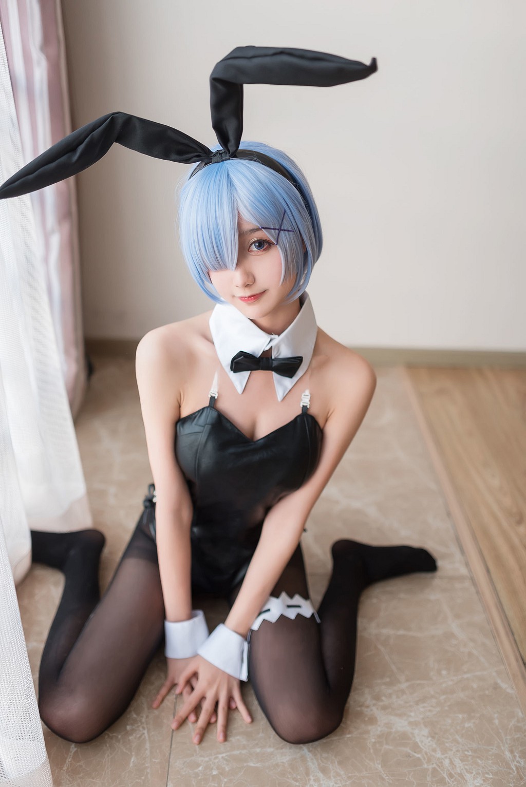 木绵绵OwO《蕾姆泳装+兔女郎》 [COSER美女] 写真集[30P]