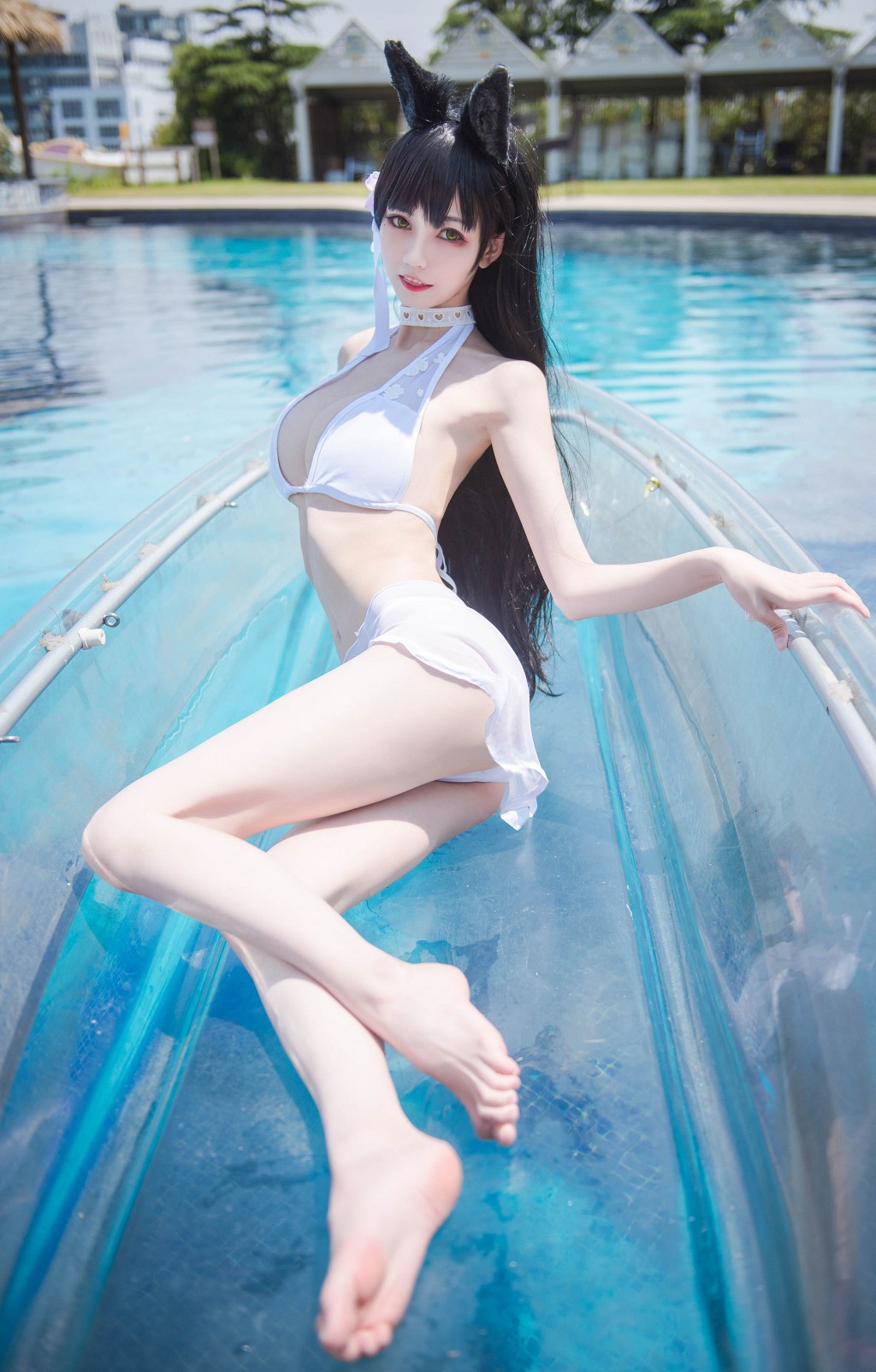COSER你的负卿《爱宕泳装穹妹兔女郎》 [Cosplay福利] 写真集[36P]
