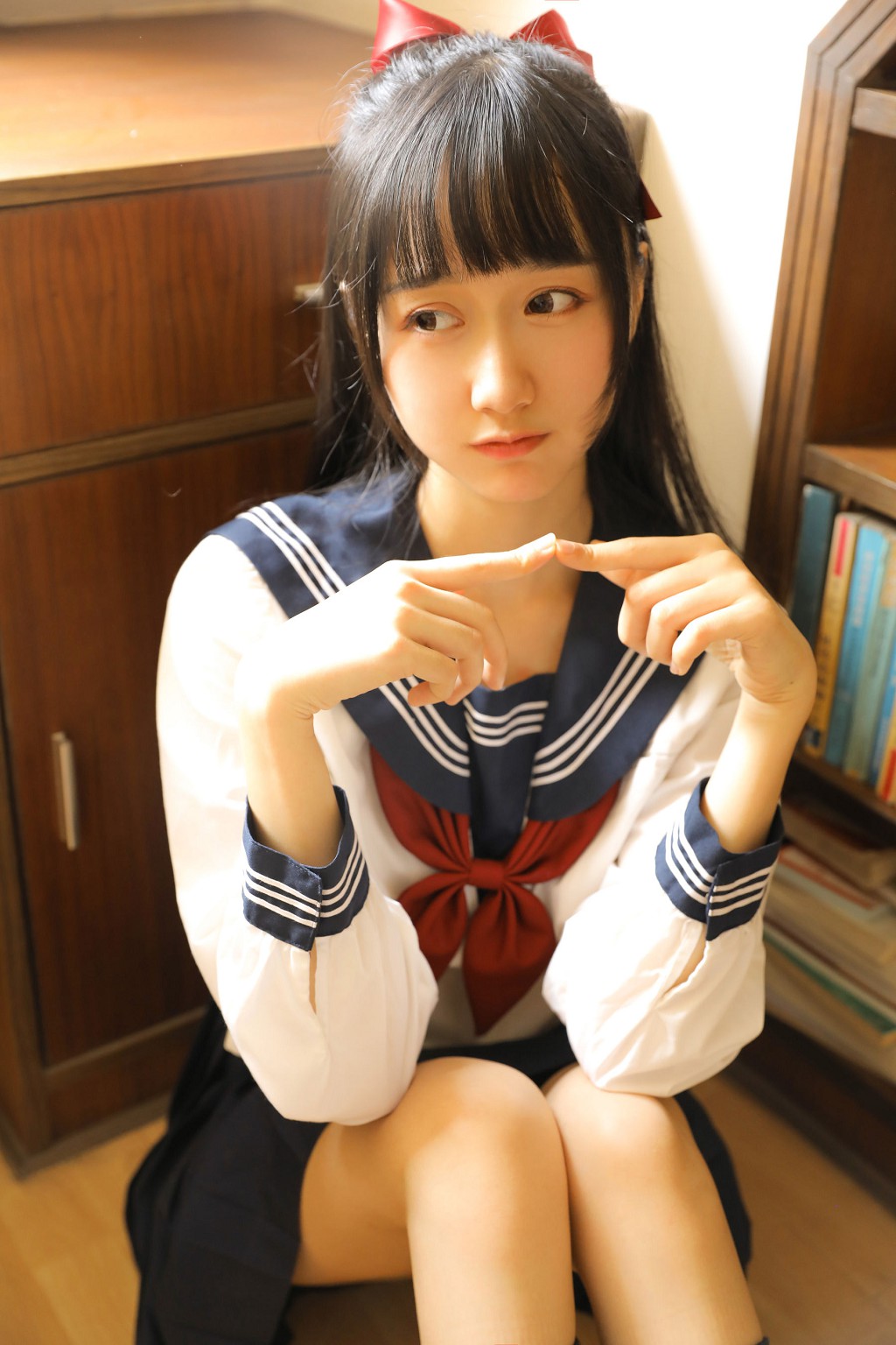 木绵绵OwO《绵相随 JK水手服》 [COSER美女] 写真集[32P]