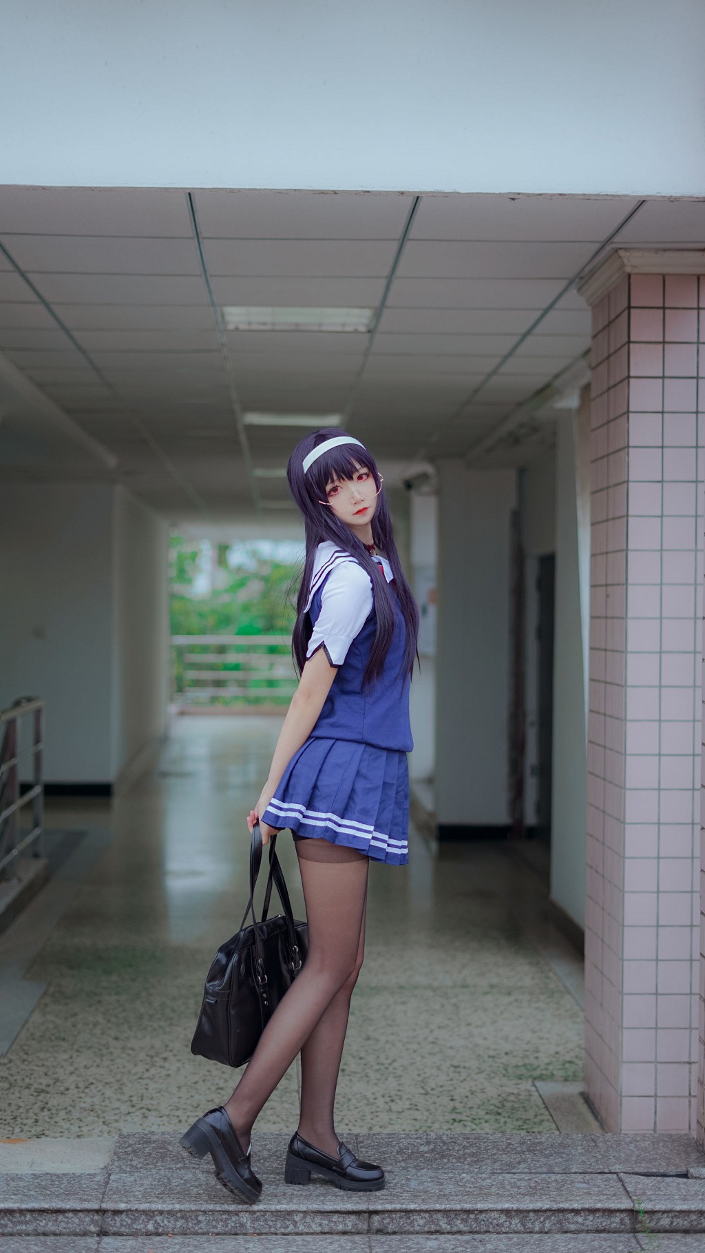 Thiếu nữ thanh khiết Ngũ Cập Bách Quỷ: Học tỷ đồng phục [Cosplay mỹ nữ] Bộ sưu tập ảnh [25P