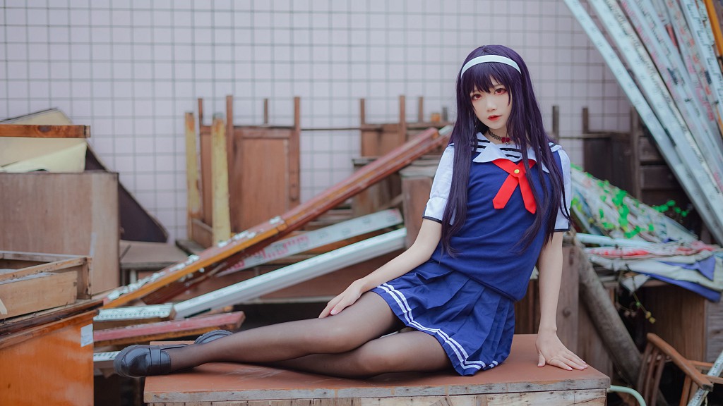 Thiếu nữ thanh khiết Ngũ Cập Bách Quỷ: Học tỷ đồng phục [Cosplay mỹ nữ] Bộ sưu tập ảnh [25P