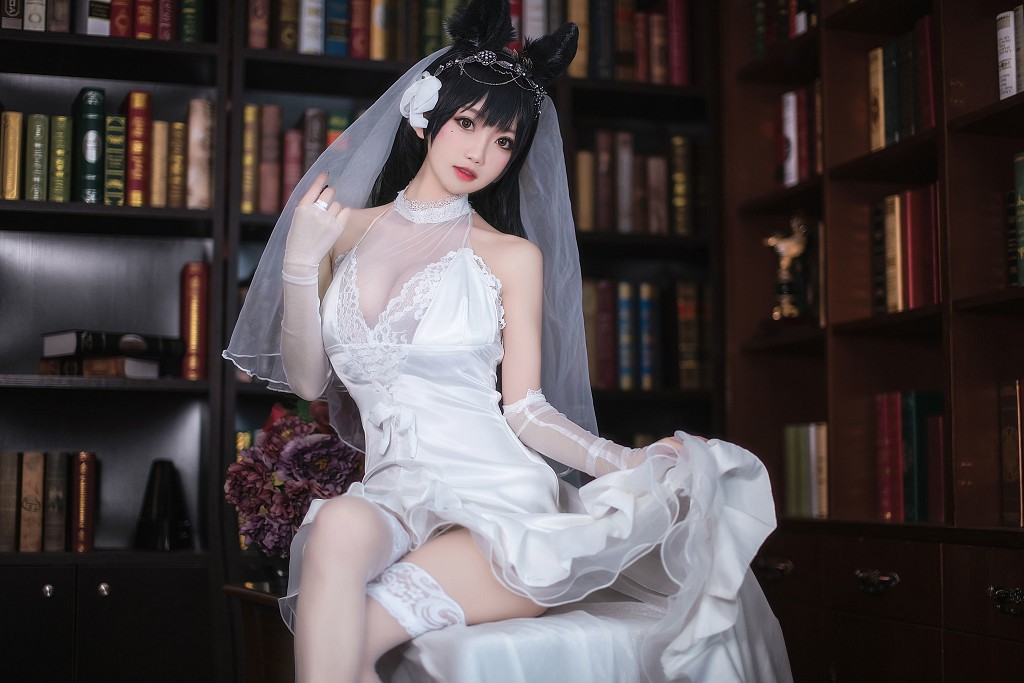 COSER鬼畜瑶《爱宕花嫁》 [Cosplay福利] 写真集[23P]