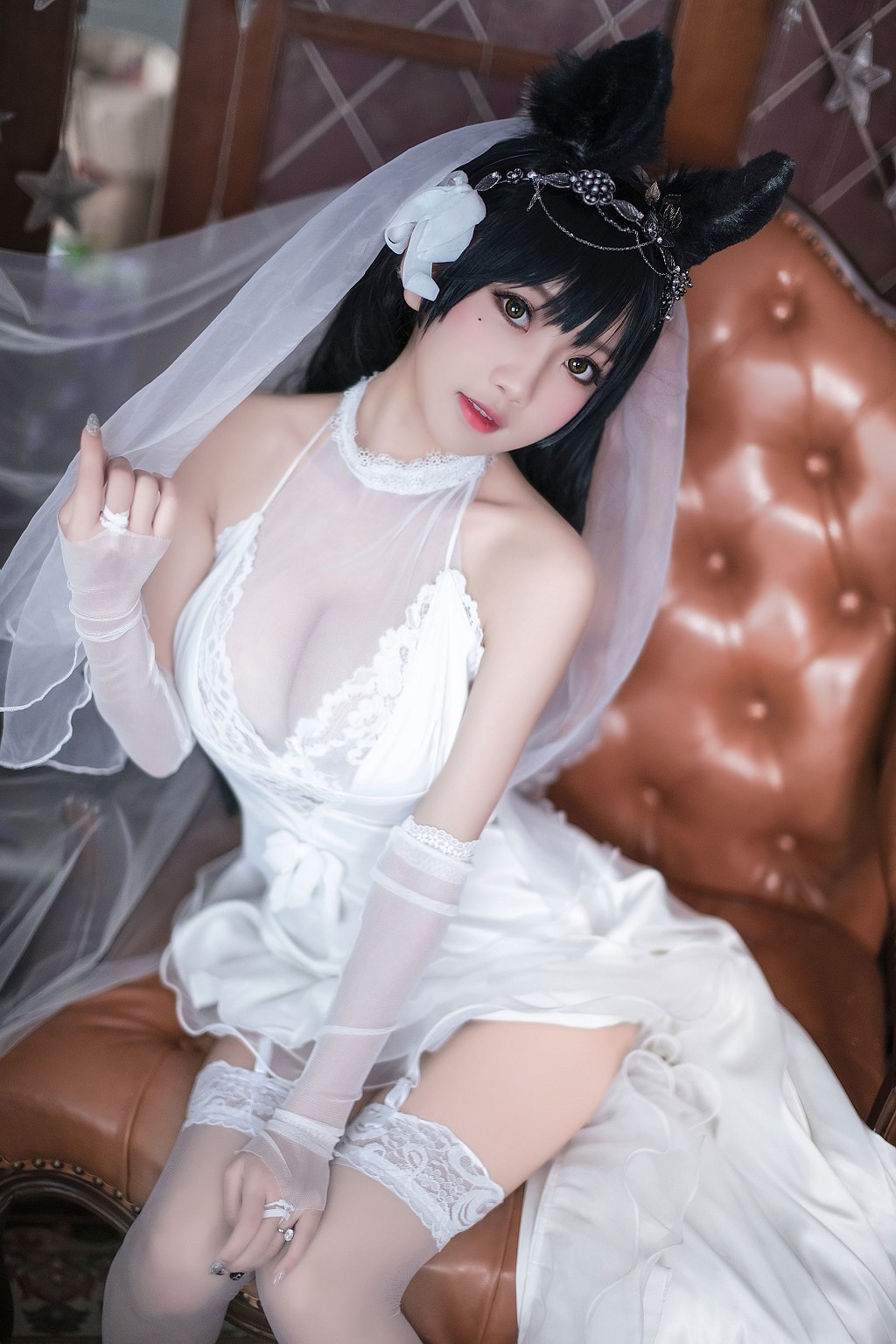COSER鬼畜瑶《爱宕花嫁》 [Cosplay福利] 写真集[23P]