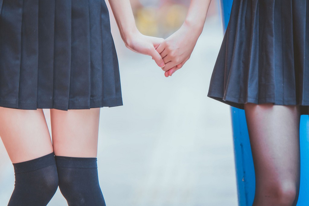 桜桃喵与疯猫ss JK百合2 Cosplay 33P