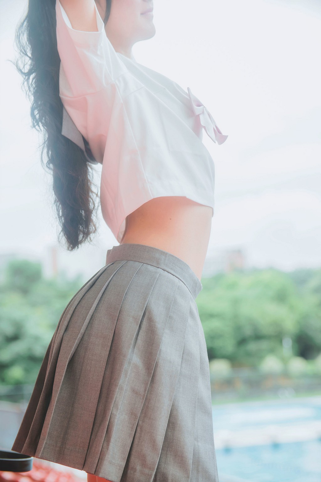 木绵绵OwO《灰色JK制服》 [COSER美女] 写真集[38P]