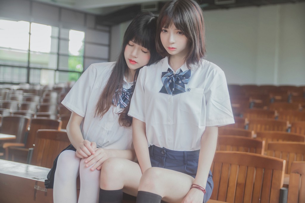 桜桃喵与疯猫ss JK百合 43P