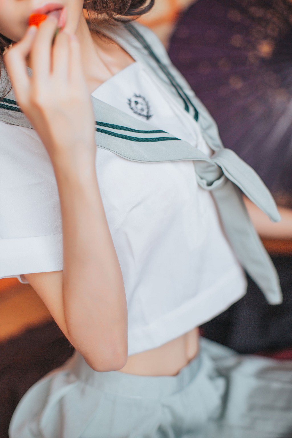 疯猫ss 黑丝JK少女 Cosplay 写真 47P