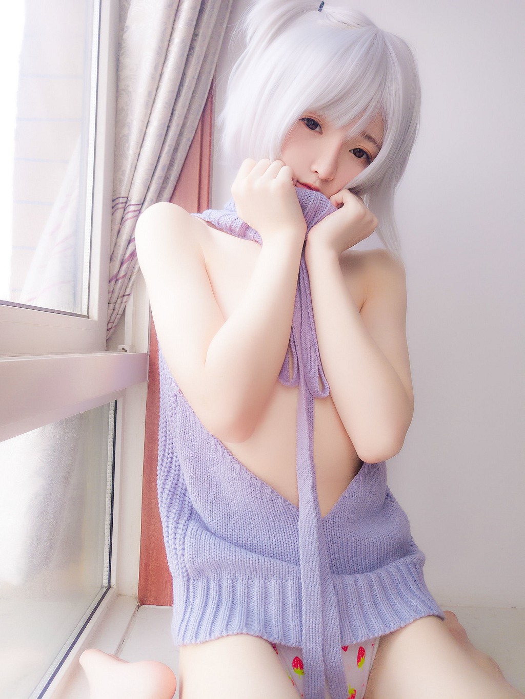 이소양제 《아이스크림을? 스웨터》 [Cosplay 미녀] 사진집[40P