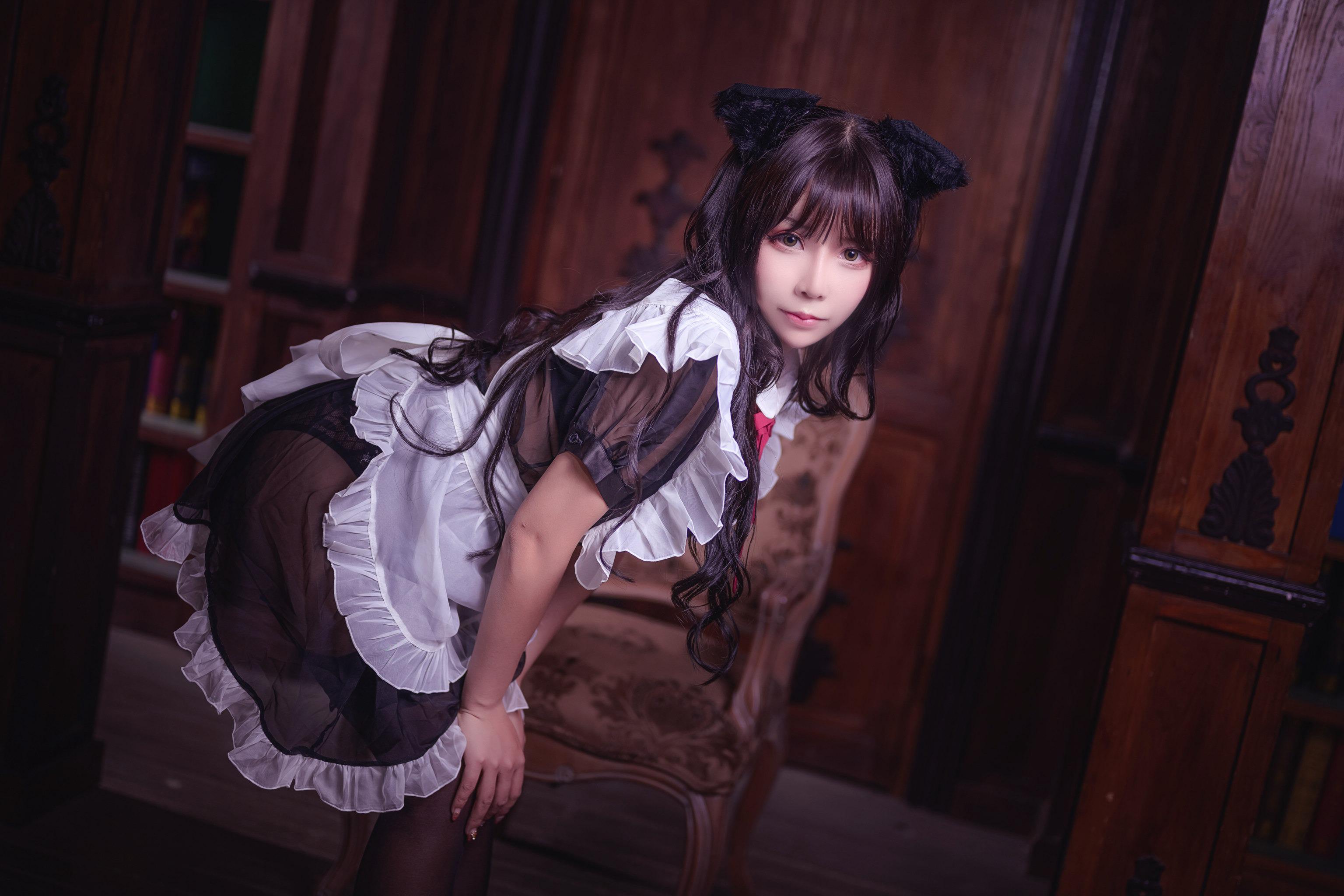 抱走莫子aa-黑絲貓咪小女僕 44P