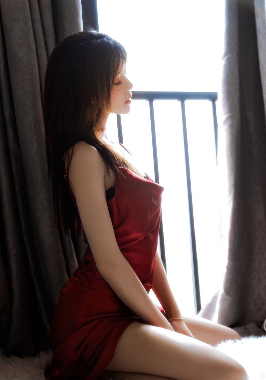 Large Scale COS of Beautiful Woman Sakura Tao Meow COSPLAY Sexy Lace Lingerie Photos
