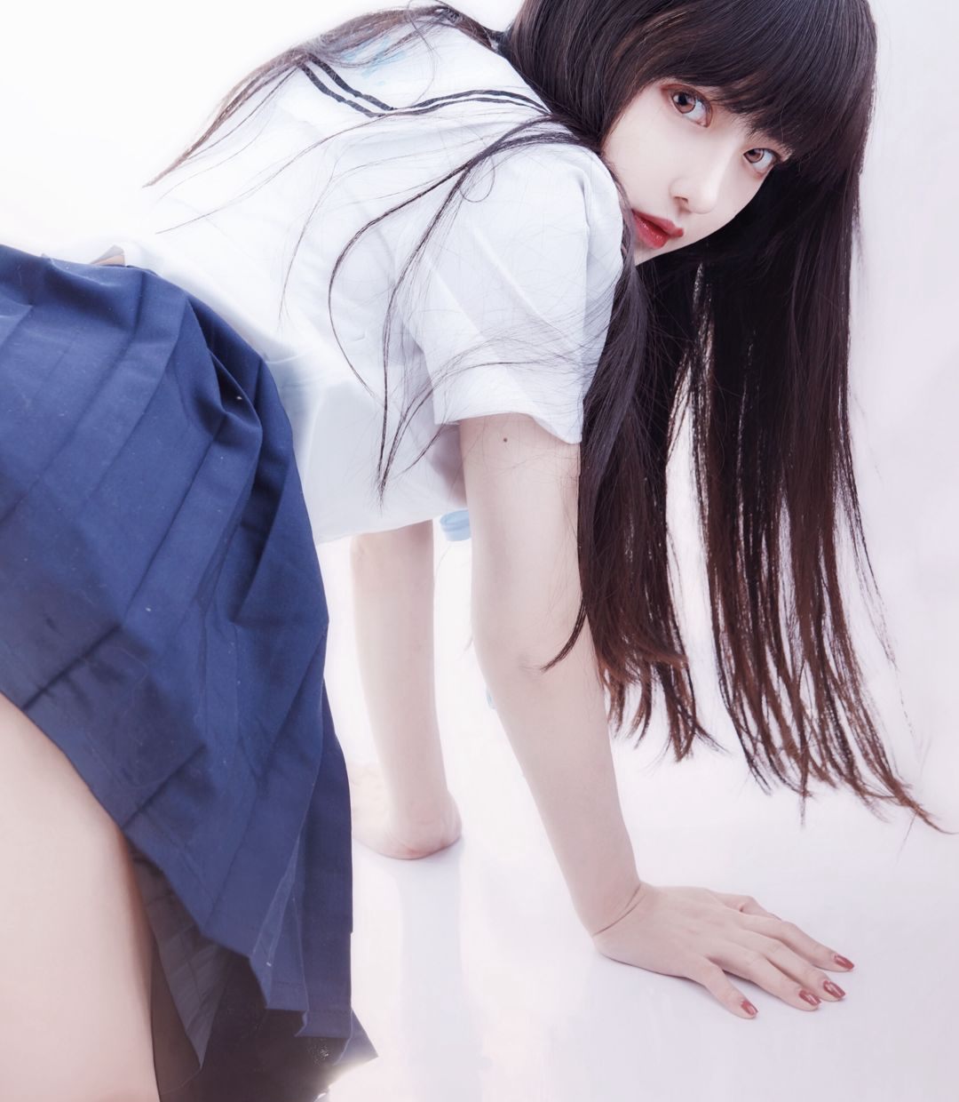 性感大尺度cos美女jk制服美腿短裙寫真