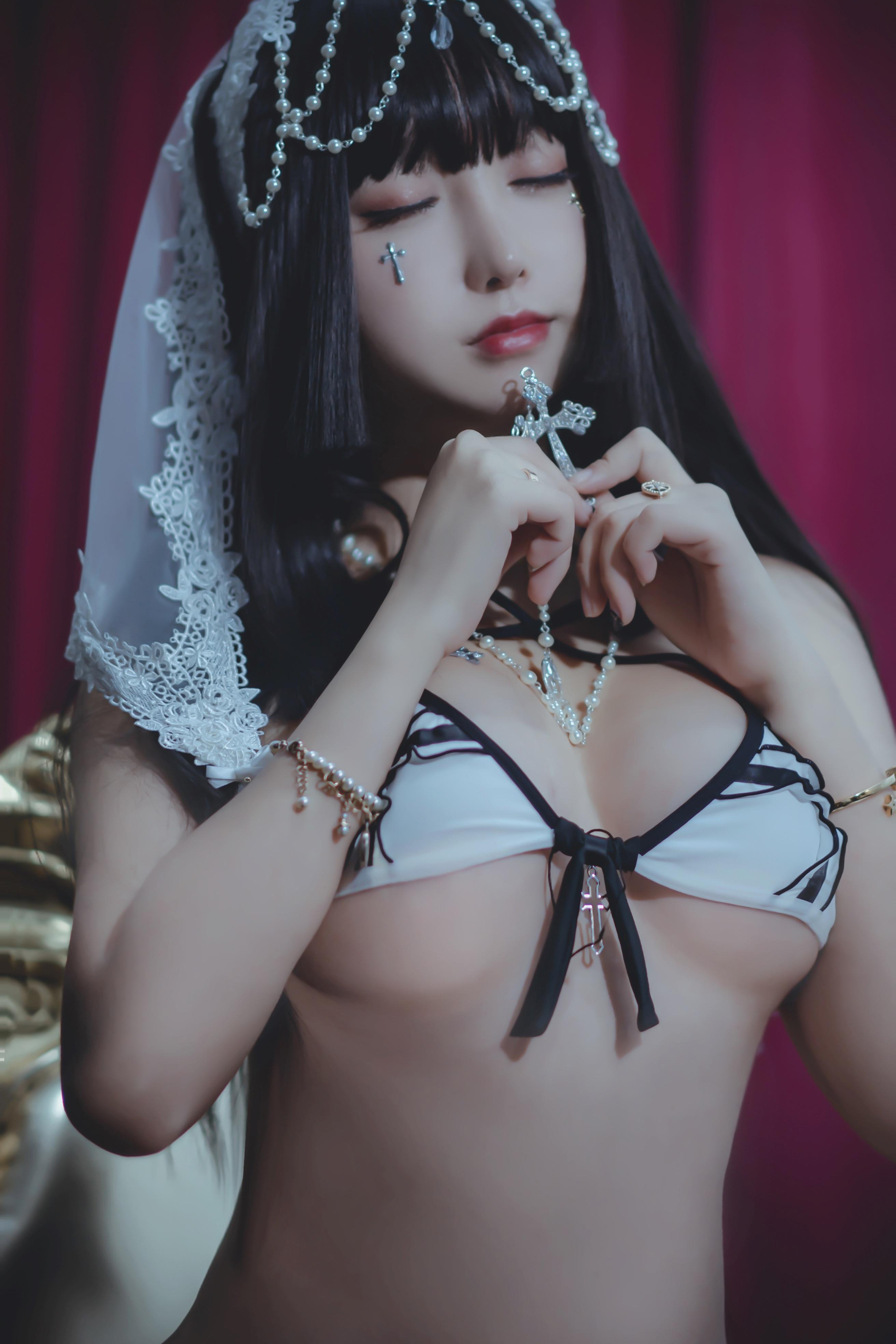 过期米线线喵 - 修女 53P