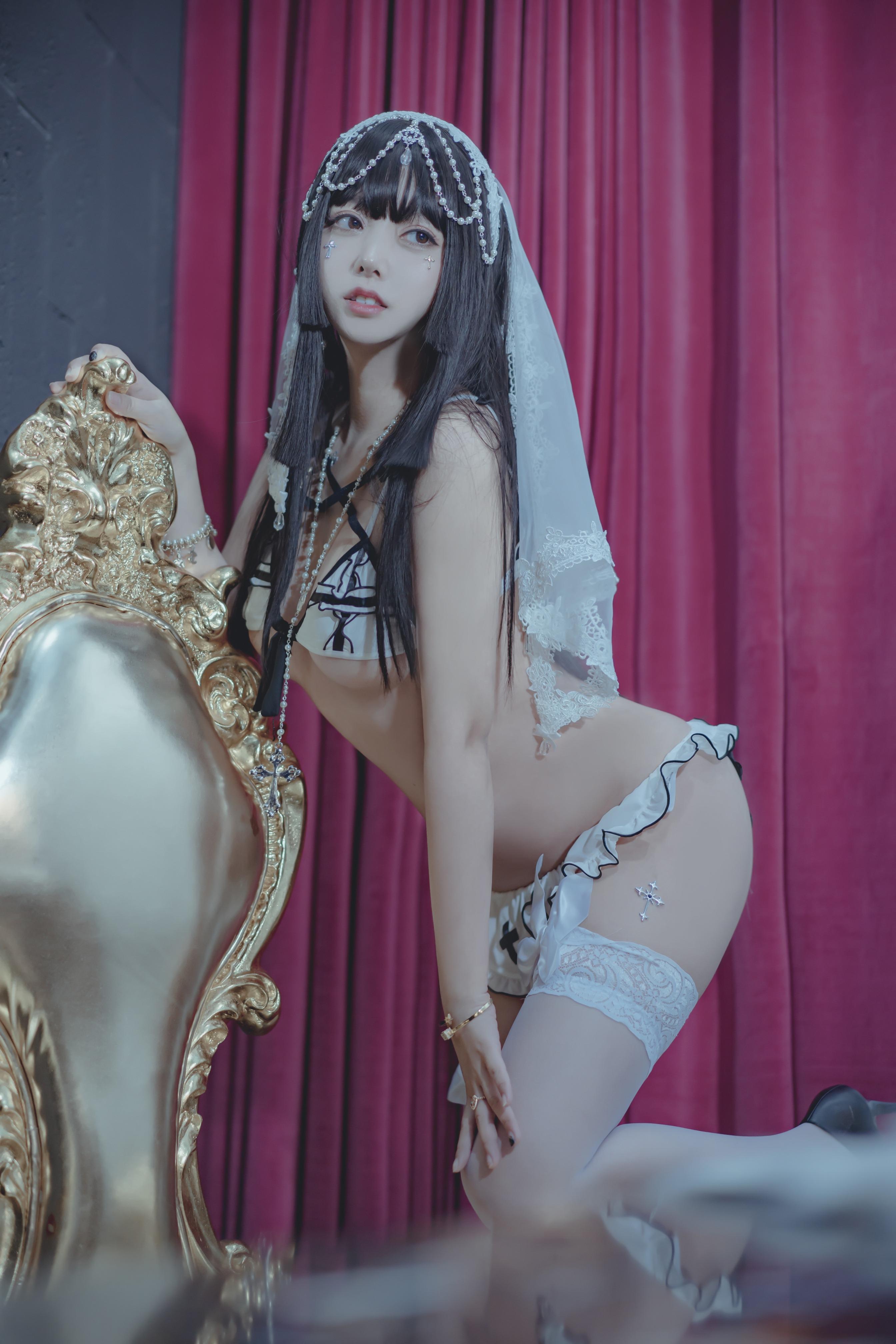 过期米线线喵 - 修女 53P