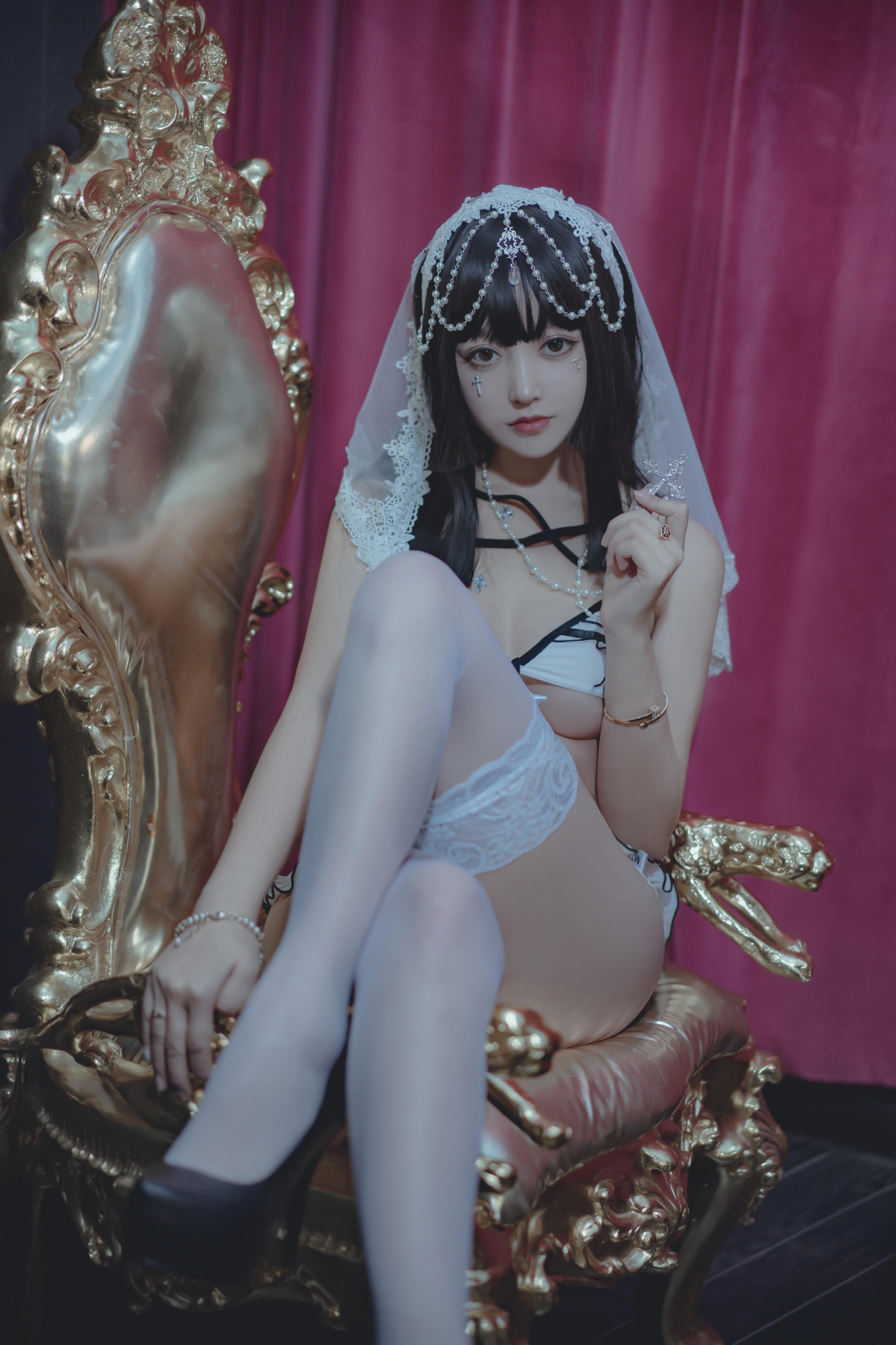 过期米线线喵 - 修女 53P