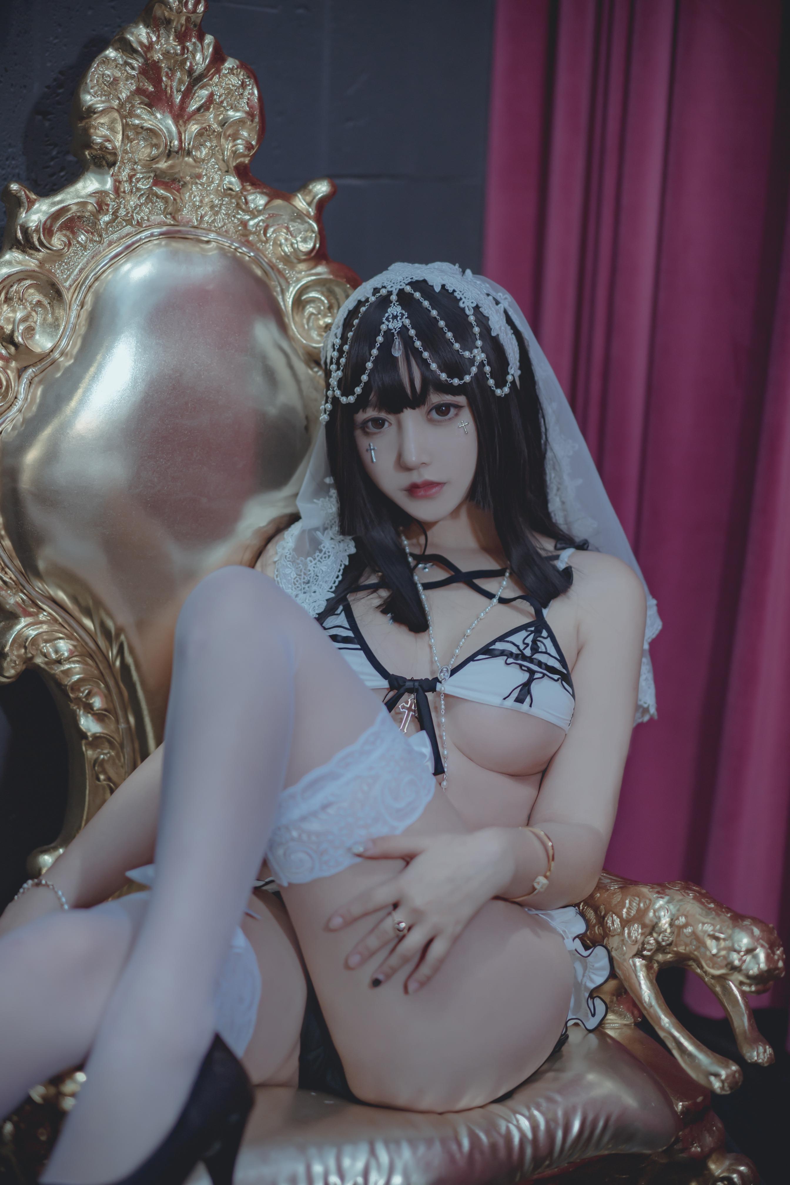 过期米线线喵 - 修女 53P