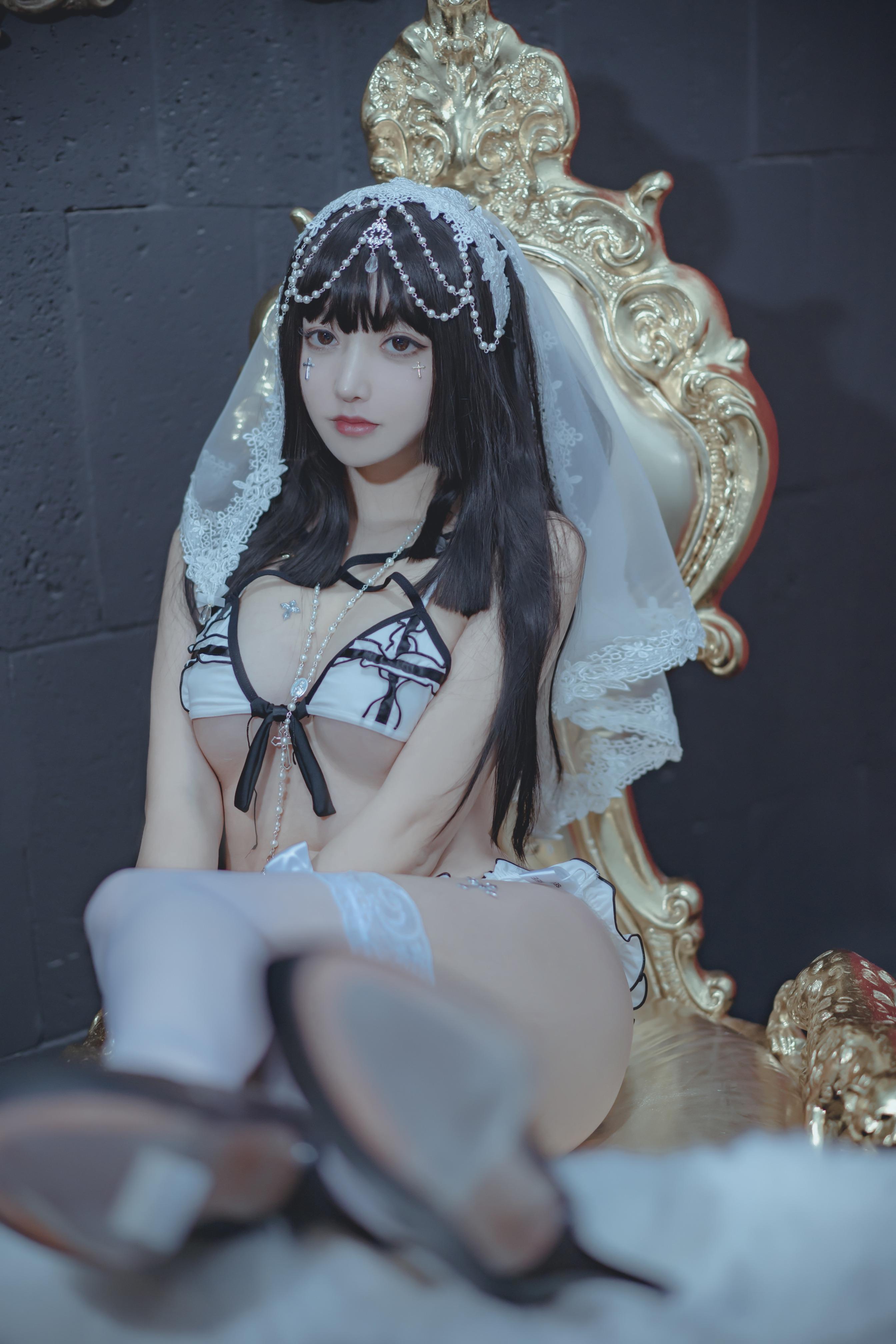过期米线线喵 - 修女 53P