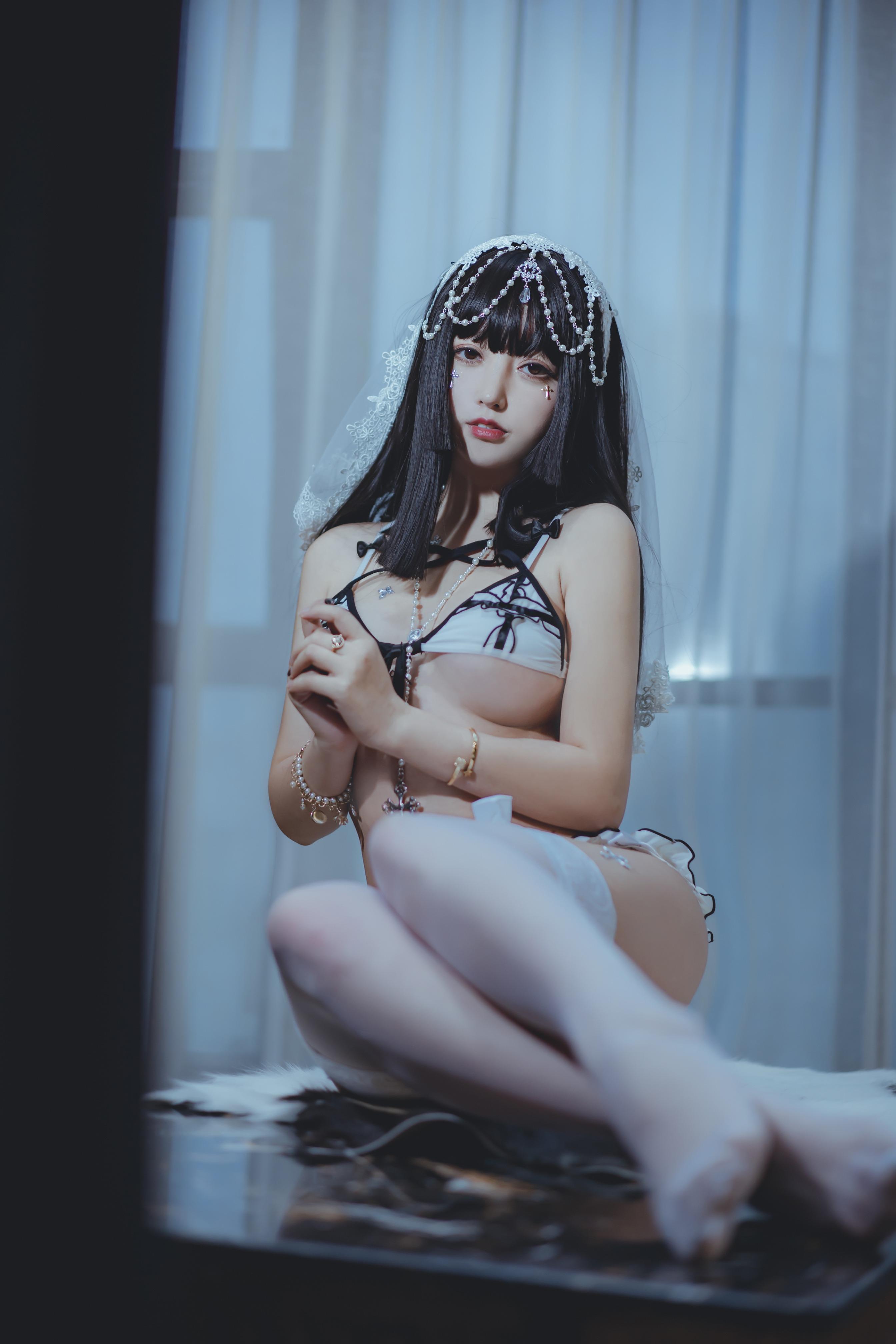 过期米线线喵 - 修女 53P