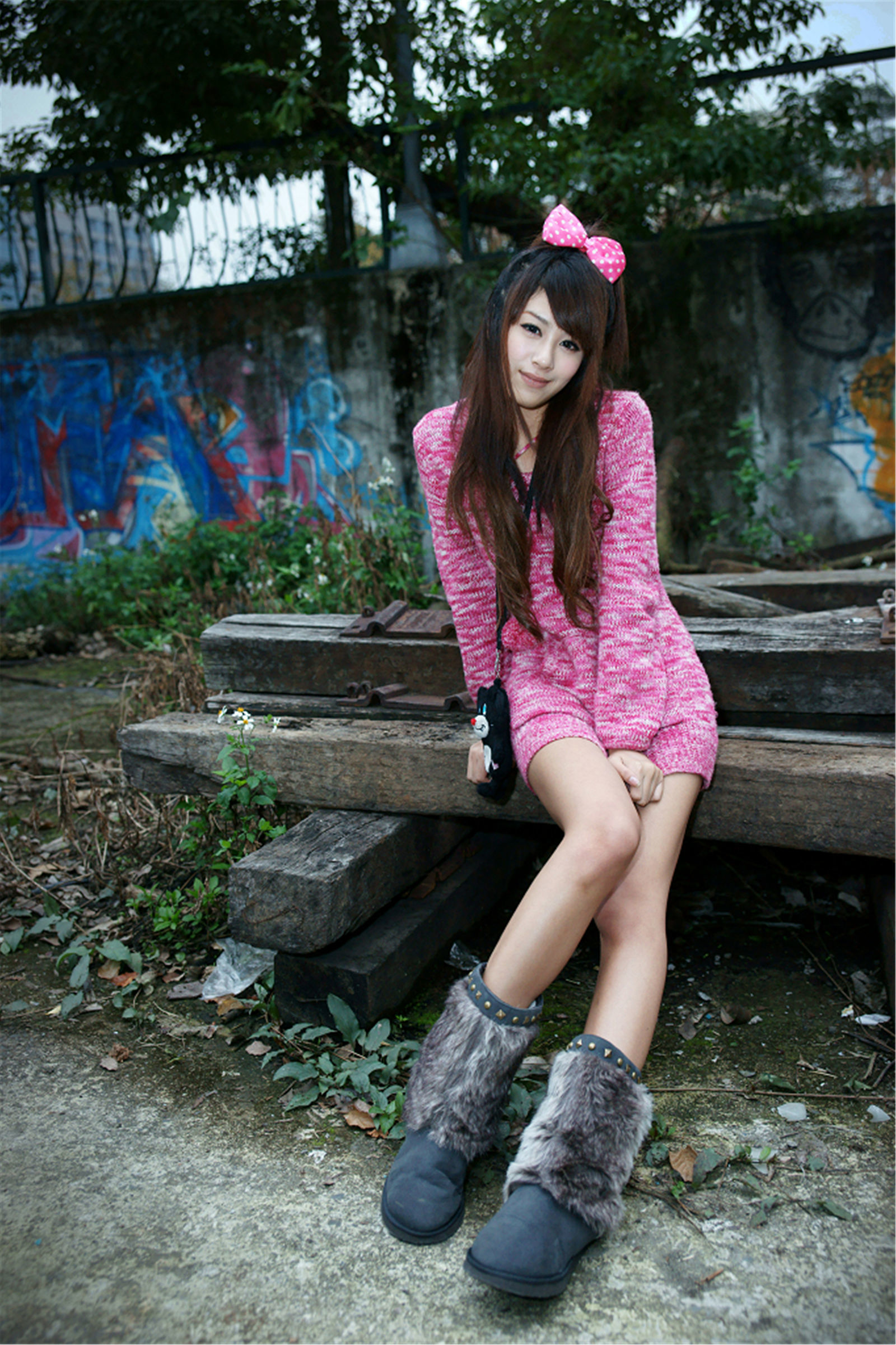 สาวงามไต้หวัน] ซาเชิ่งมิโสะ หัวซานศิลปวัฒนธรรมถ่ายภาพนอกสถานที่