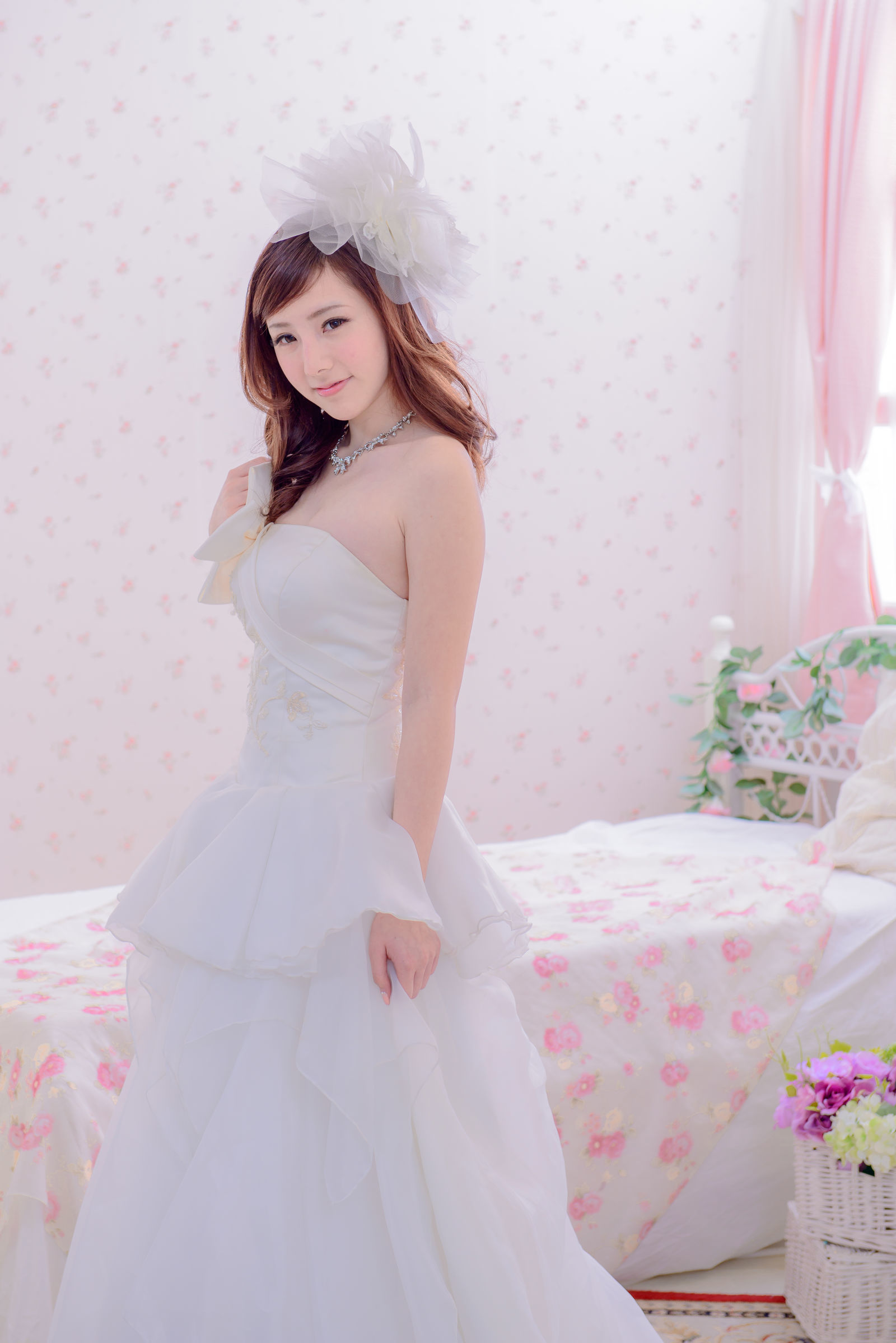 [台湾美女] 陈思颖 蓝白婚纱影集