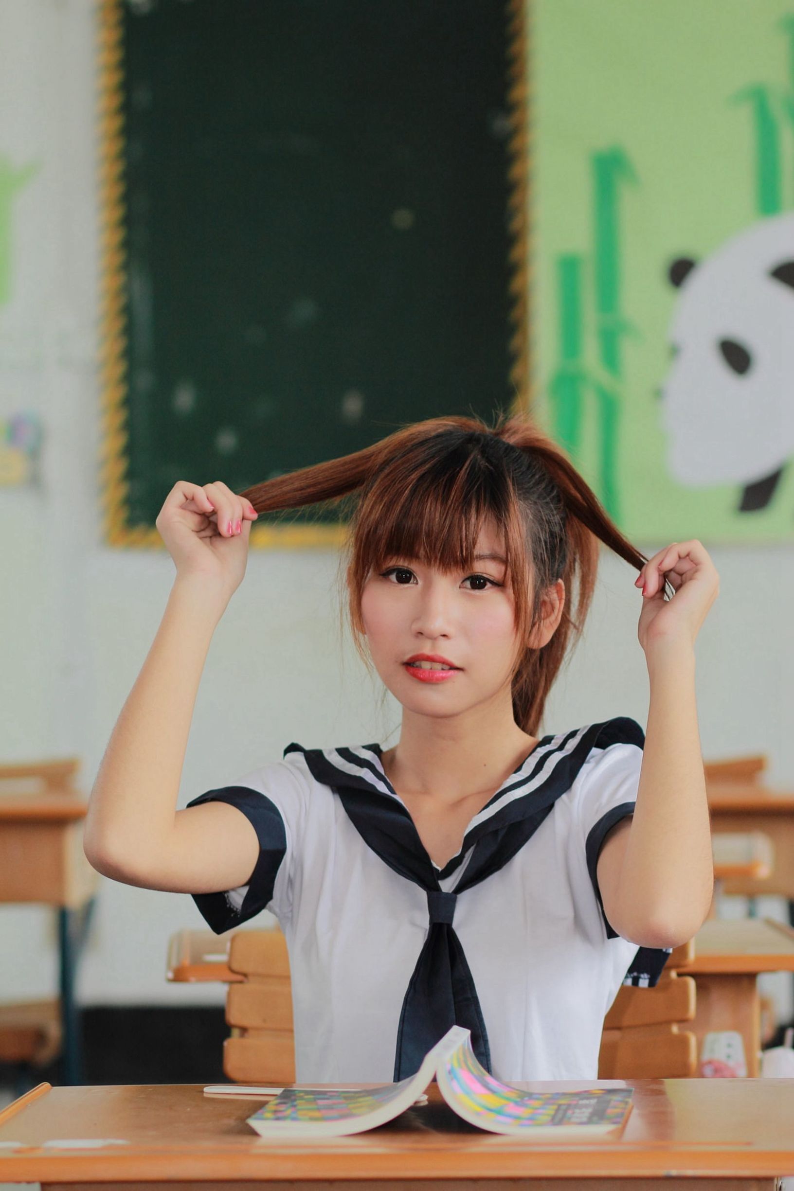 台灣美女]制服的女生 No.001 林溫蒂