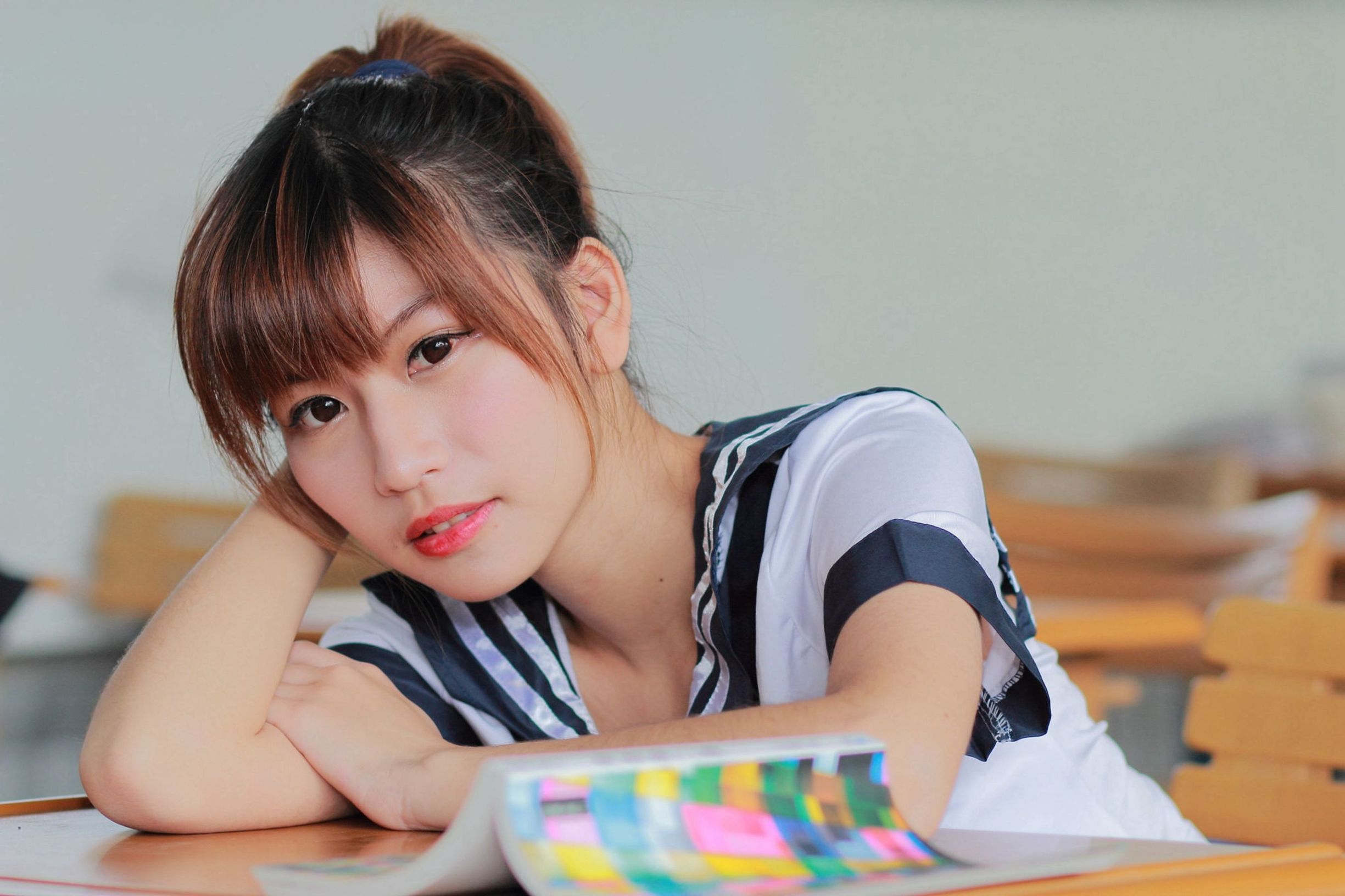 台灣美女]制服的女生 No.001 林溫蒂