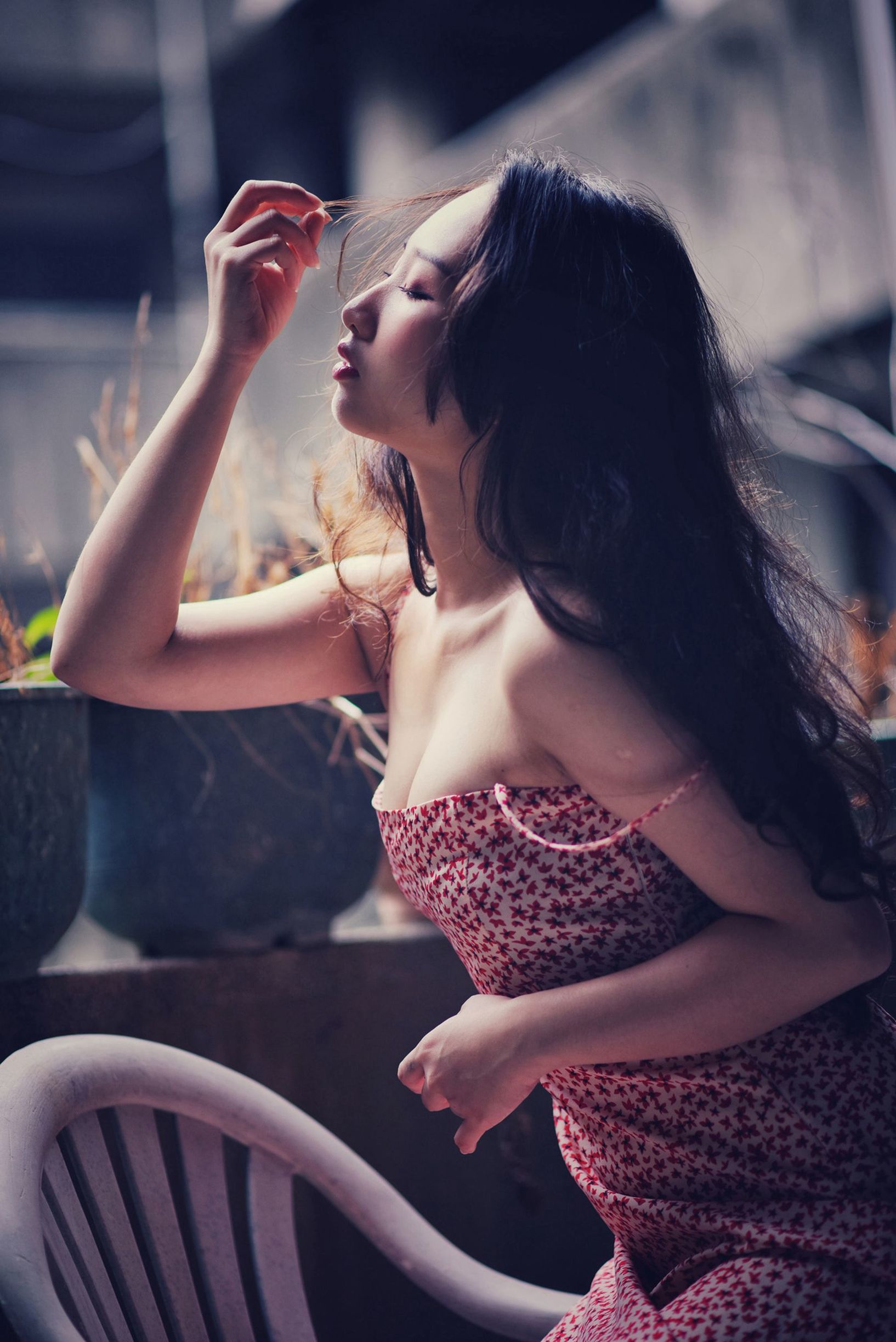 สาวสวยไต้หวัน] ชุดยูนิฟอร์มของนักเรียนหญิง No.006 岑晴晴 ความเซ็กซี่แบบง่วงนอน