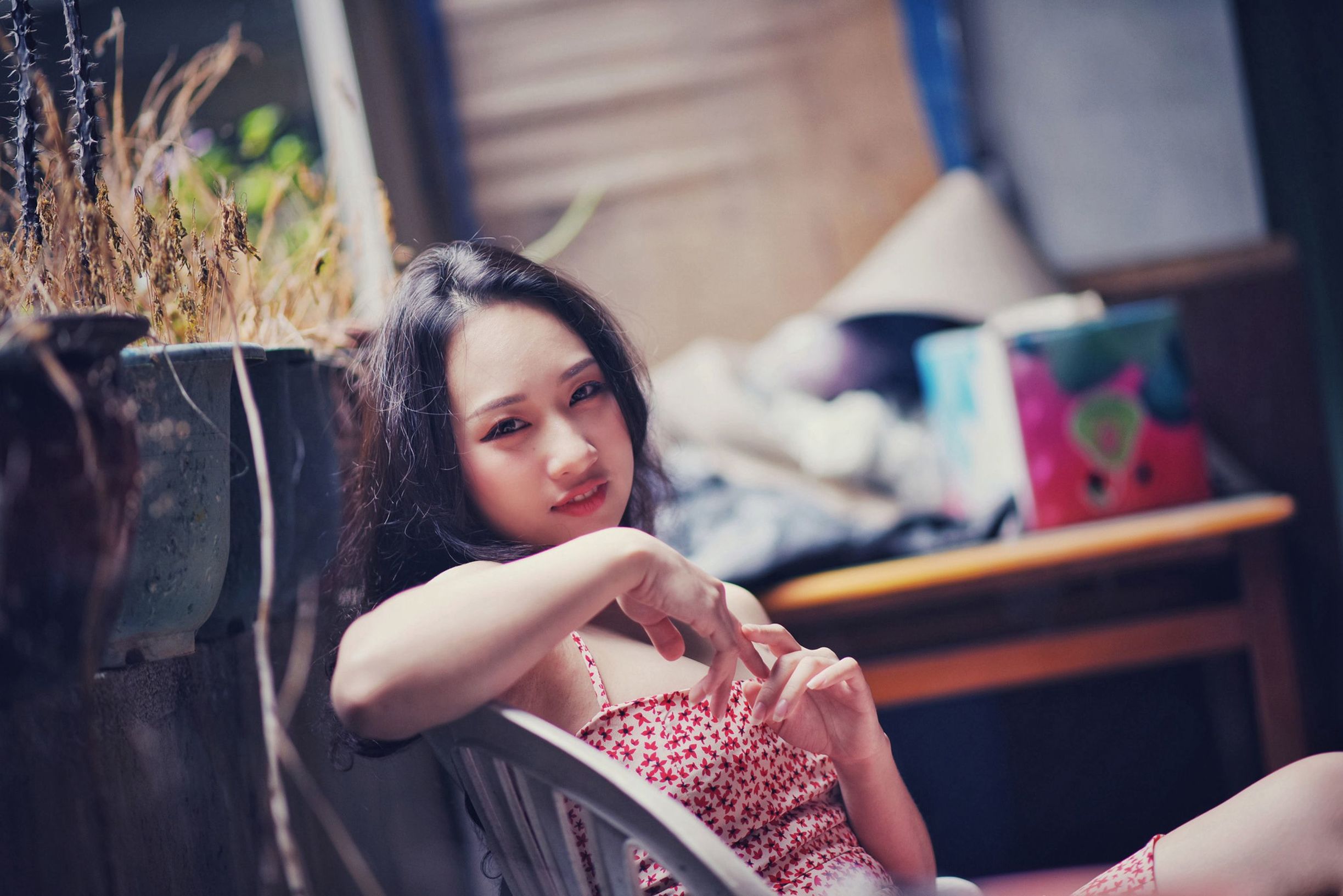 สาวสวยไต้หวัน] ชุดยูนิฟอร์มของนักเรียนหญิง No.006 岑晴晴 ความเซ็กซี่แบบง่วงนอน