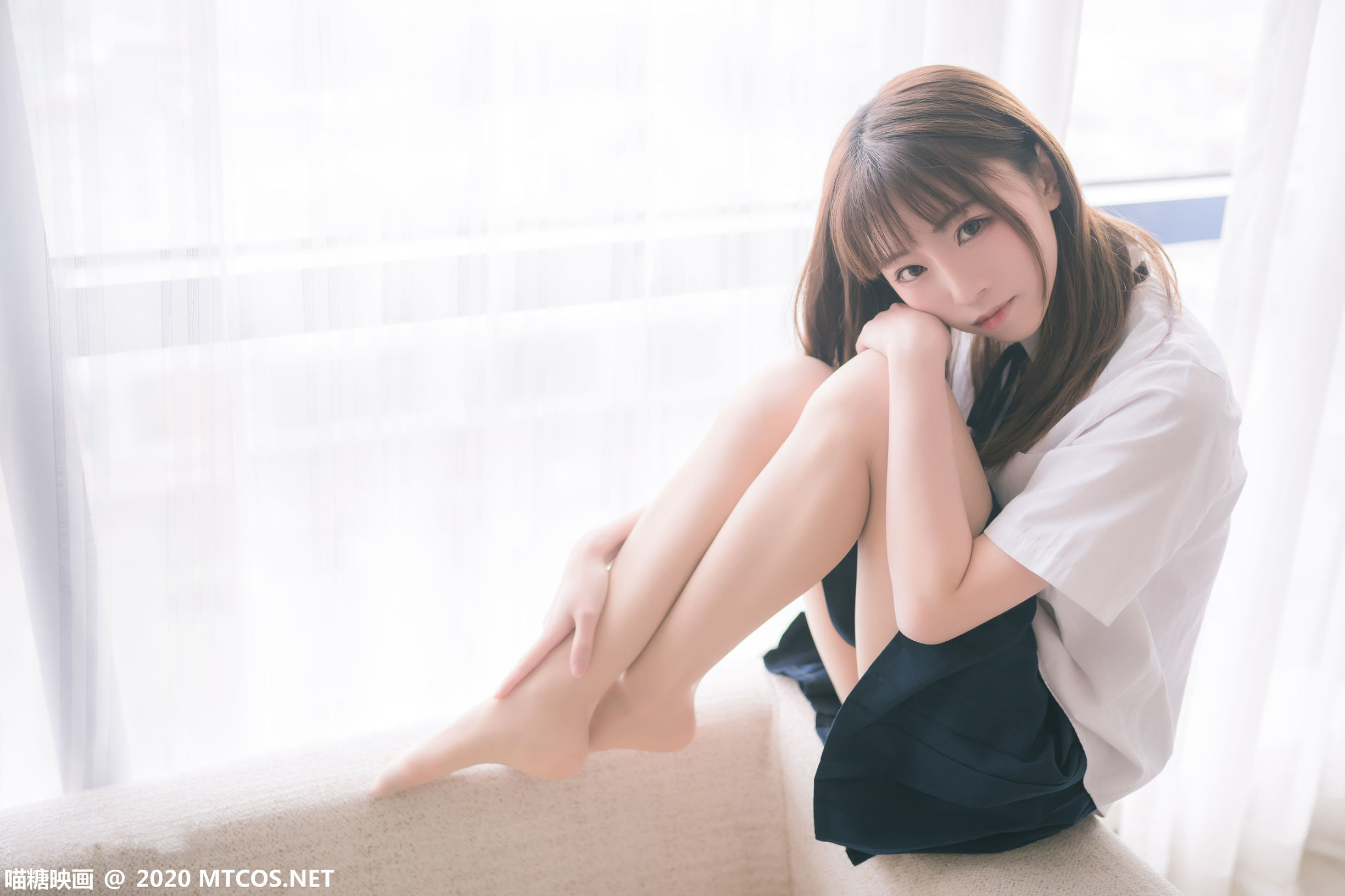 เมียวถังยี่หฺวี] JKL.012 ชุดนักเรียนฤดูร้อน JK ชุดยูนิฟอร์ม