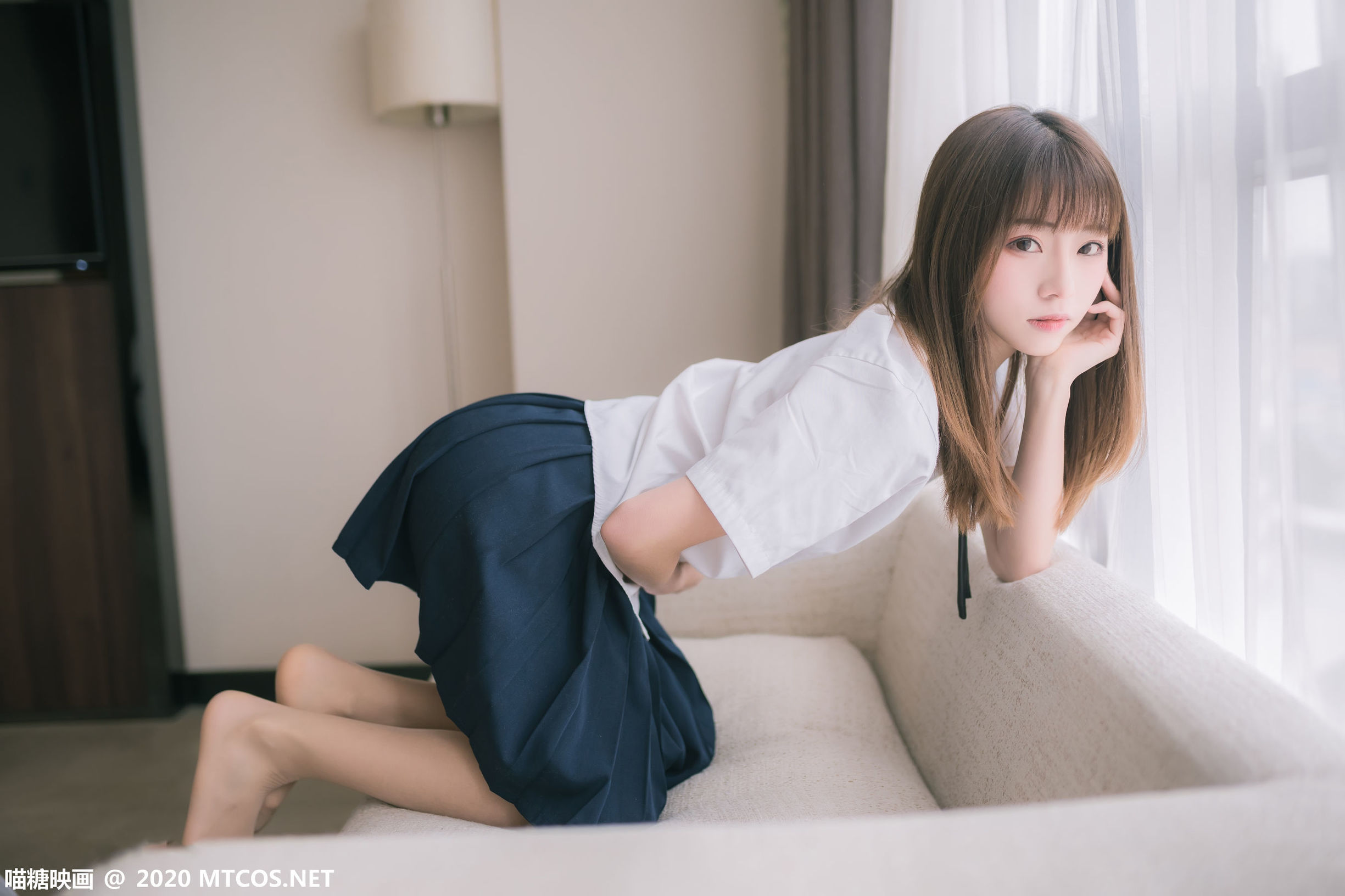 เมียวถังยี่หฺวี] JKL.012 ชุดนักเรียนฤดูร้อน JK ชุดยูนิฟอร์ม