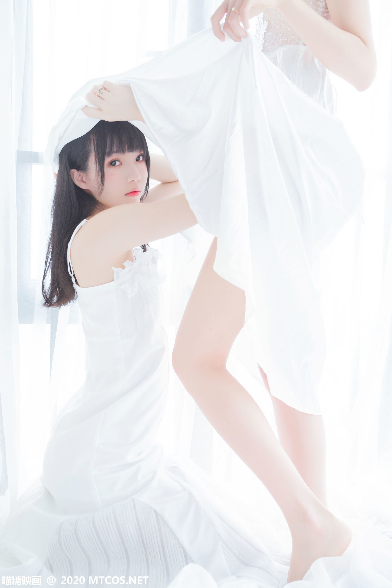 เมียวถังยิงฮวา] VOL.173 เธอ? ชุดกระโปรงยาวสีขาว