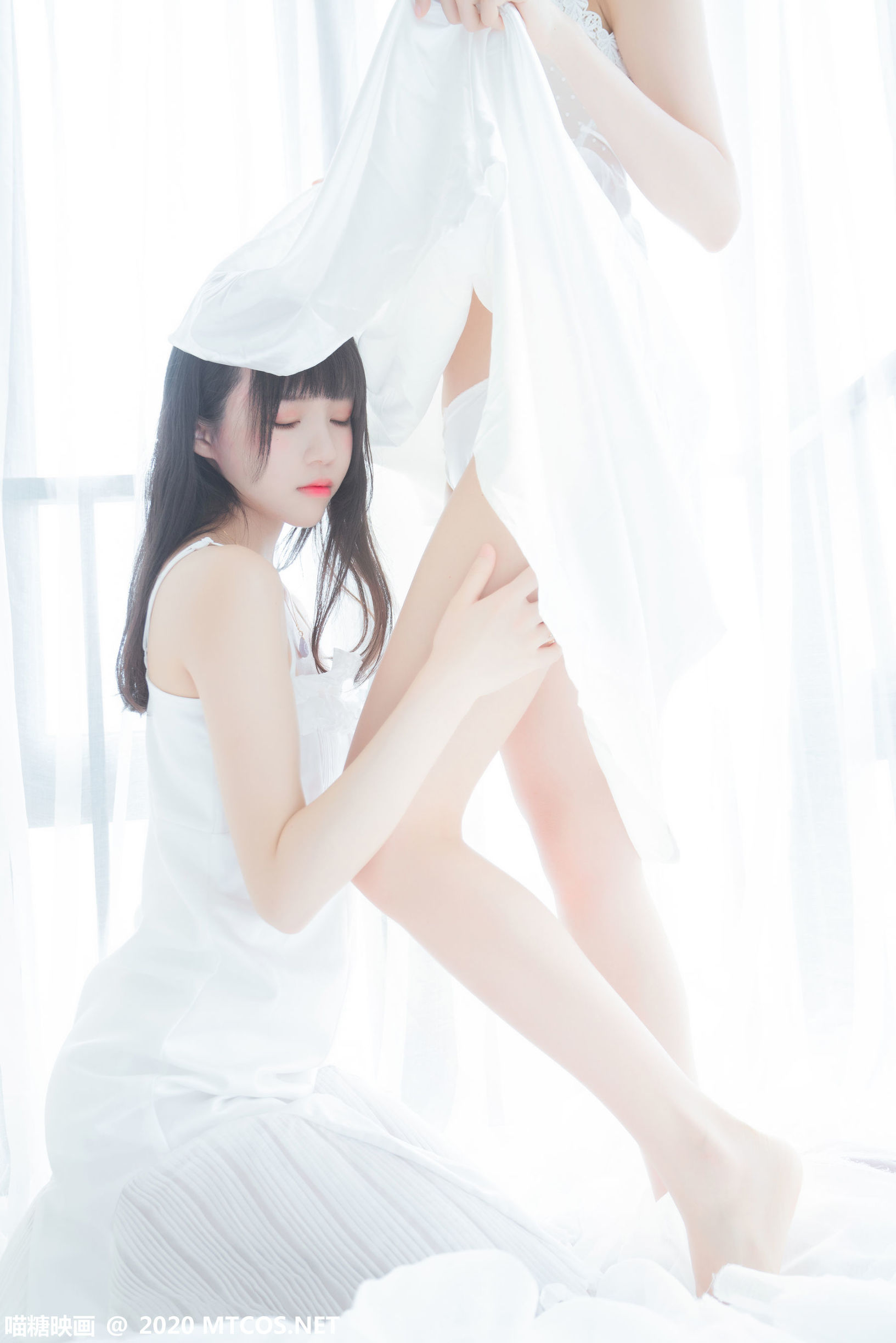 เมียวถังยิงฮวา] VOL.173 เธอ? ชุดกระโปรงยาวสีขาว
