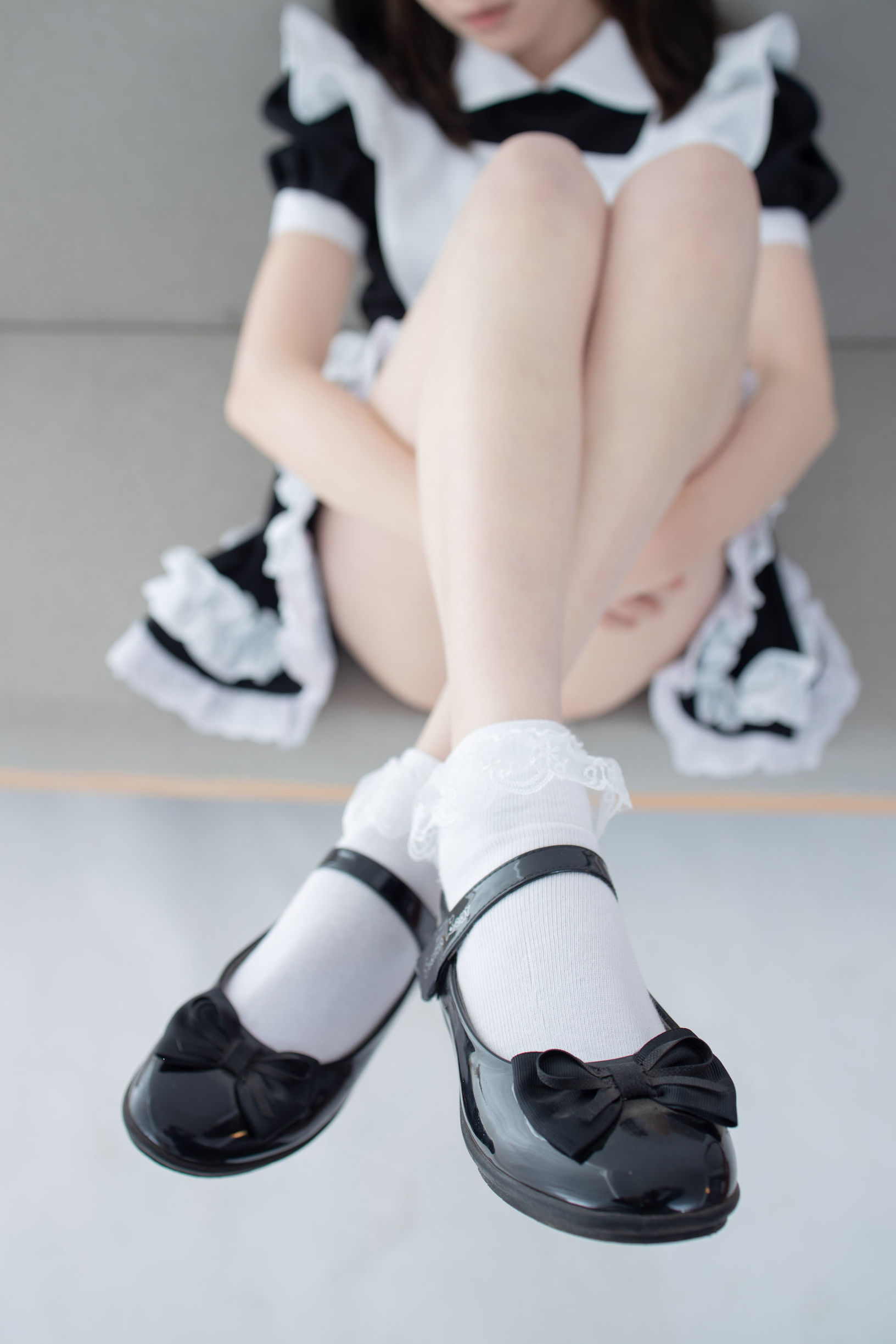 Sen Luo Consortium] JKFUN-053 Aika Lace-Edged Short Socks Maid