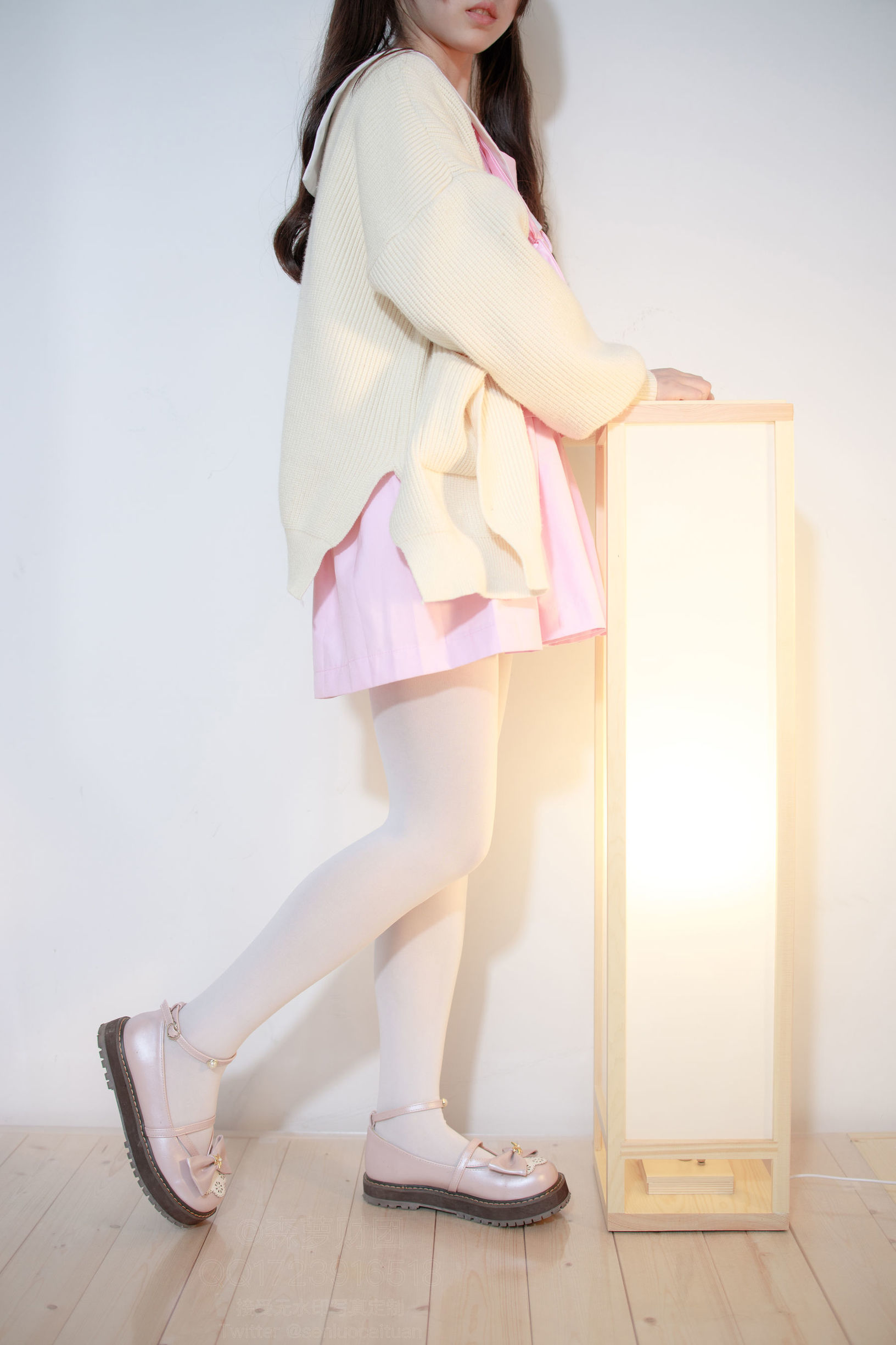 森萝财团 X-059 萝莉白丝80D