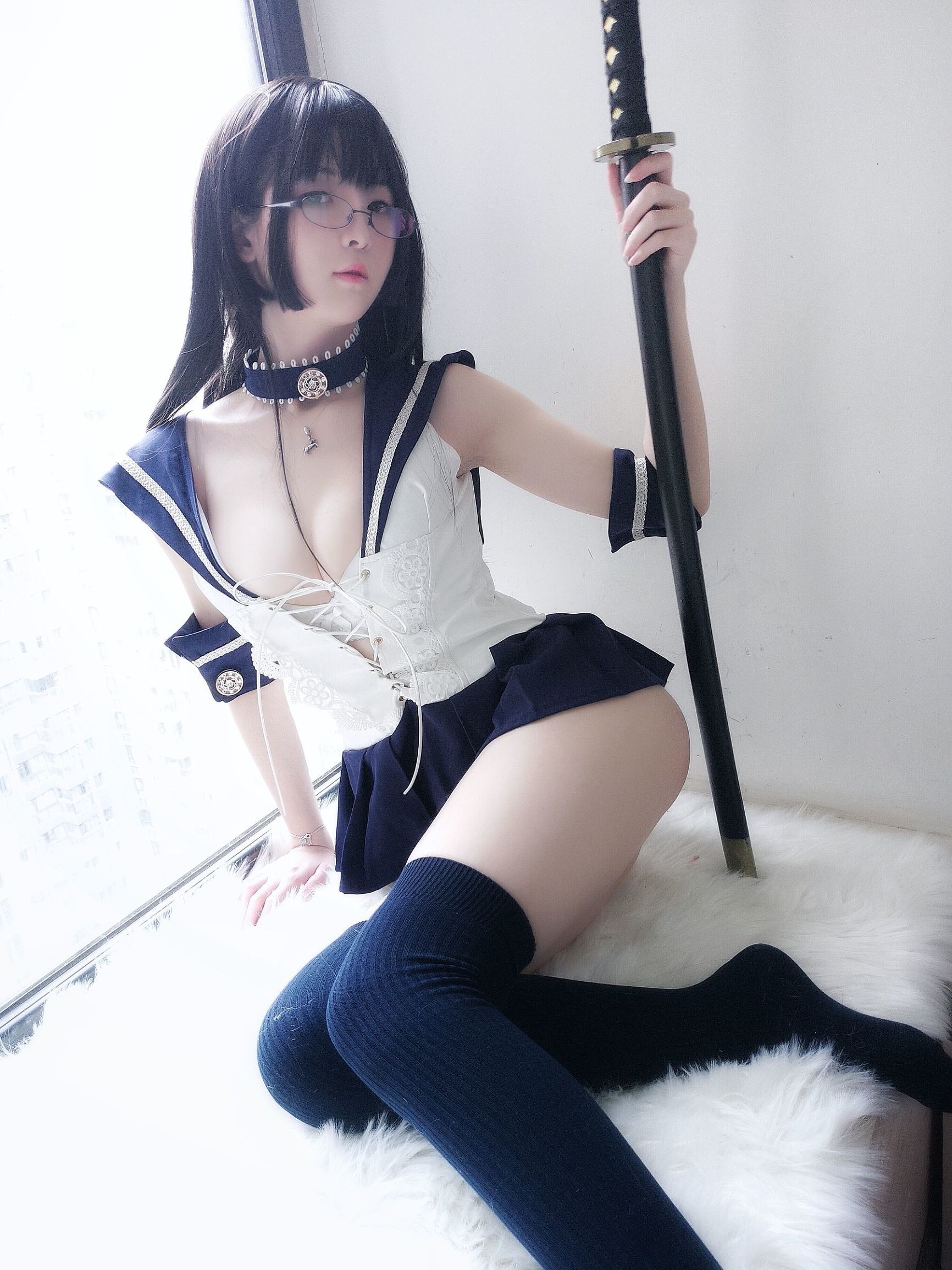  belle ta COS] Yi Xiao Yang Ze - Samurai Sword and Sailor Uniform