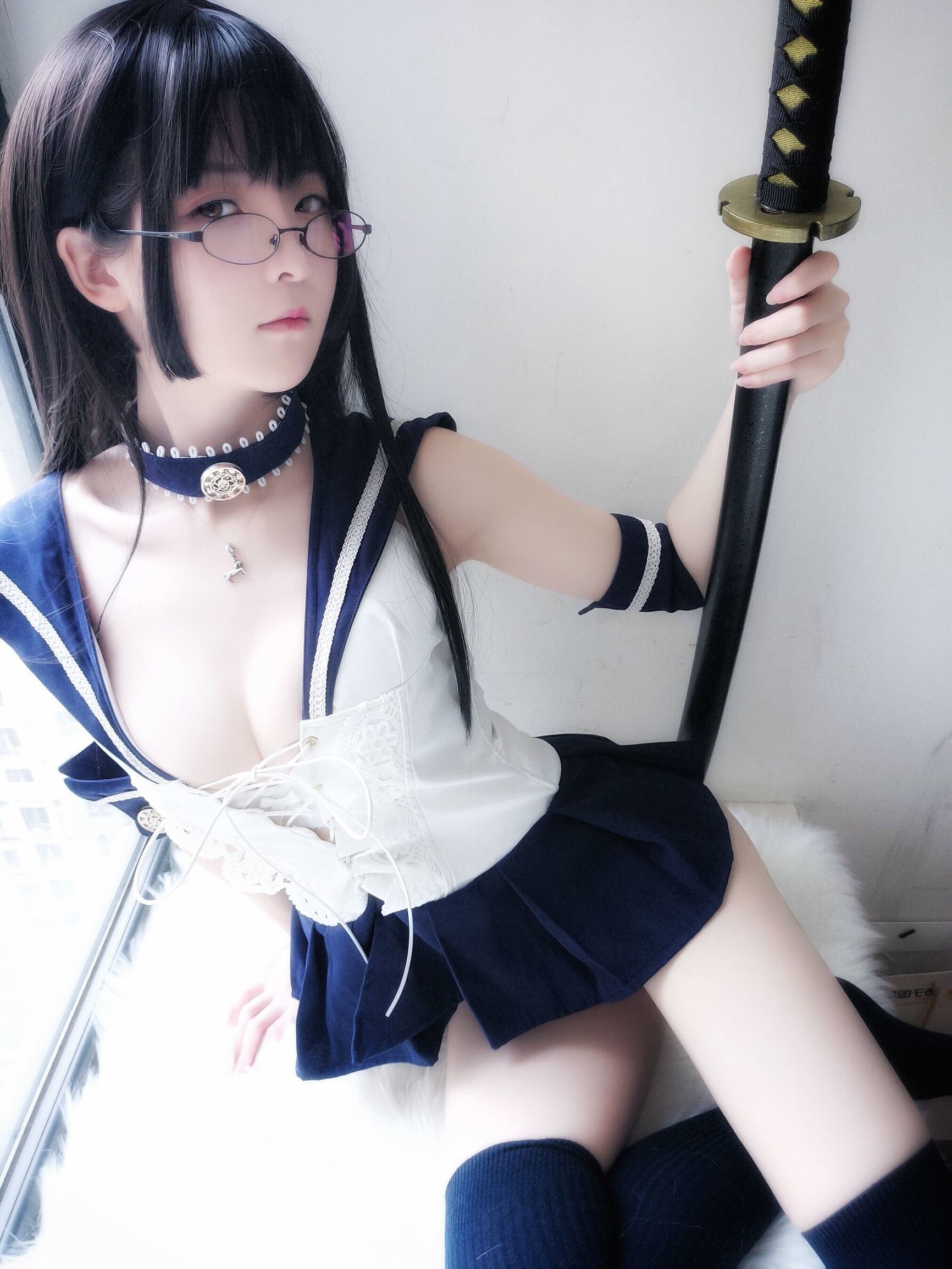  belle ta COS] Yi Xiao Yang Ze - Samurai Sword and Sailor Uniform
