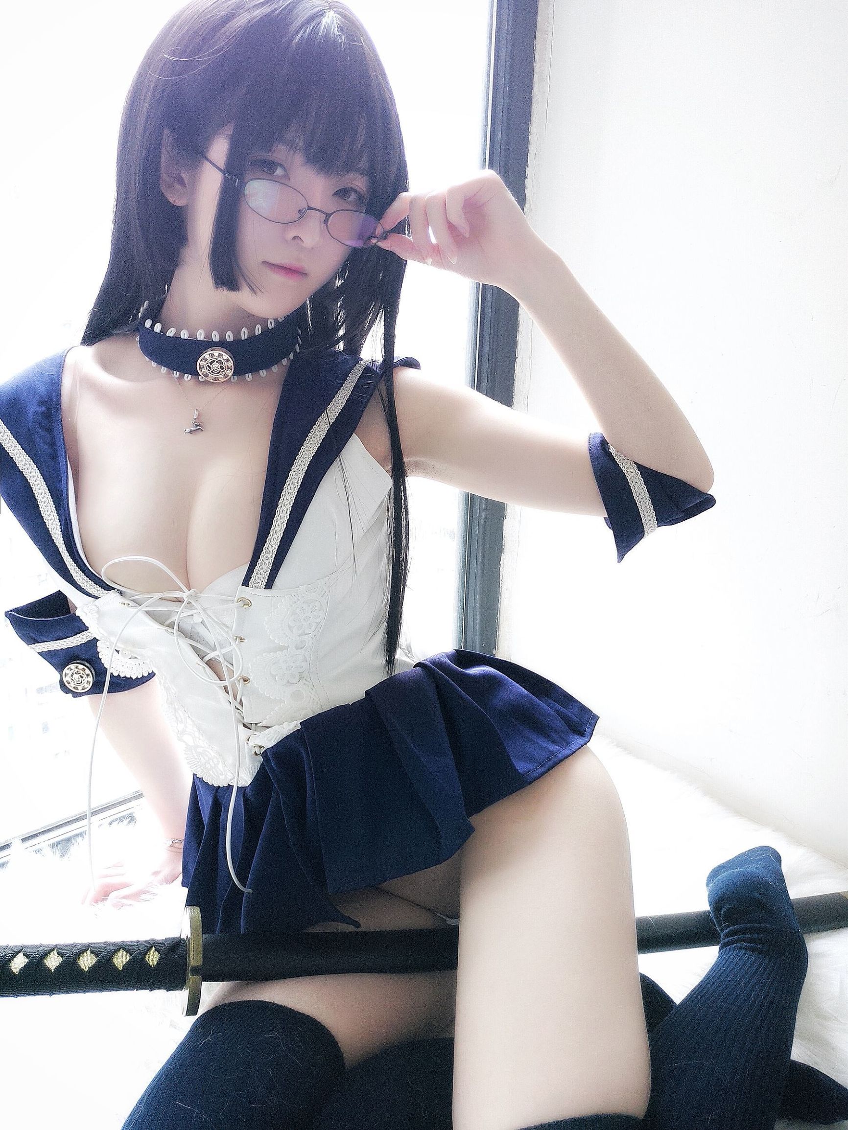  belle ta COS] Yi Xiao Yang Ze - Samurai Sword and Sailor Uniform