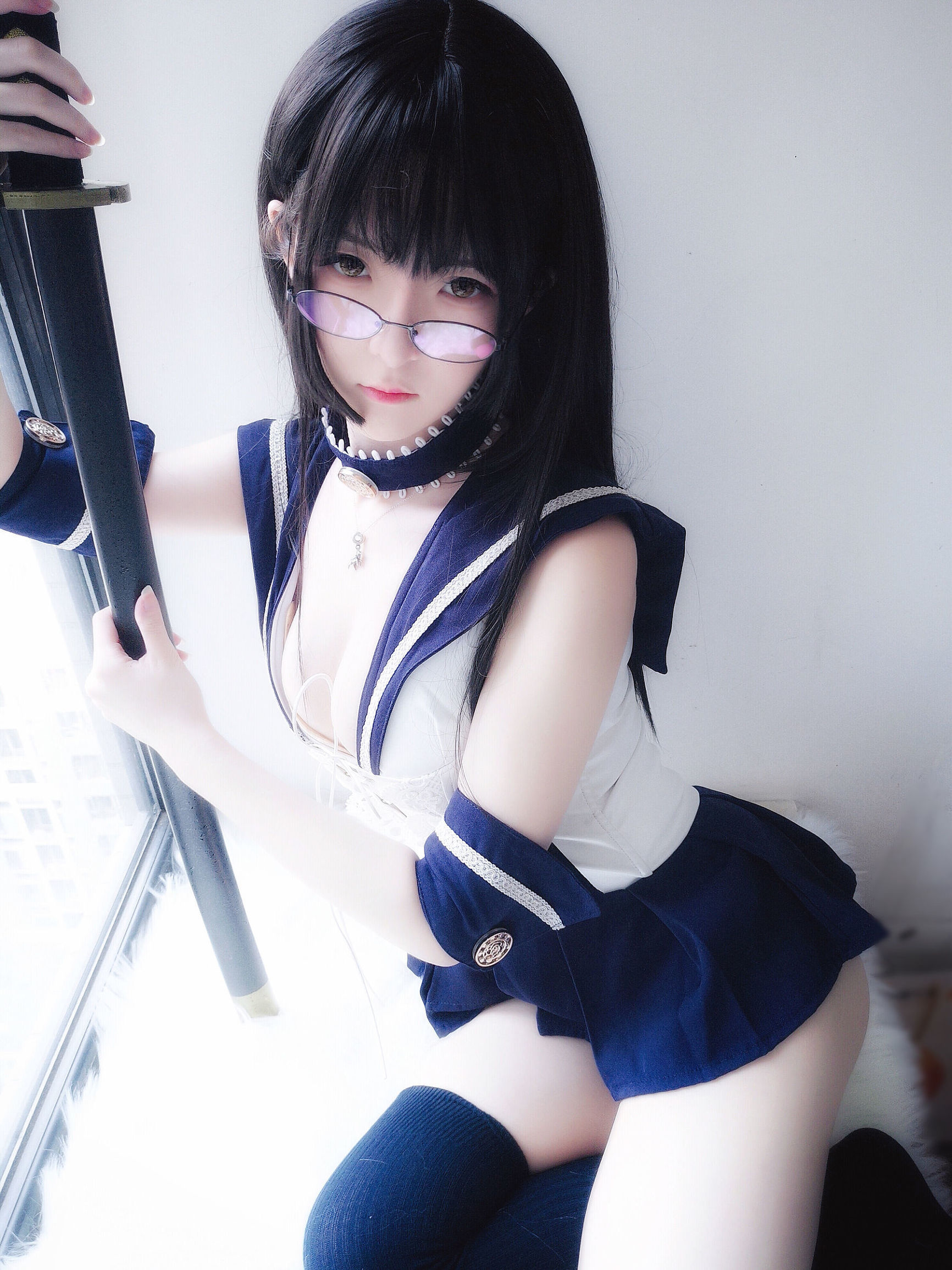  belle ta COS] Yi Xiao Yang Ze - Samurai Sword and Sailor Uniform