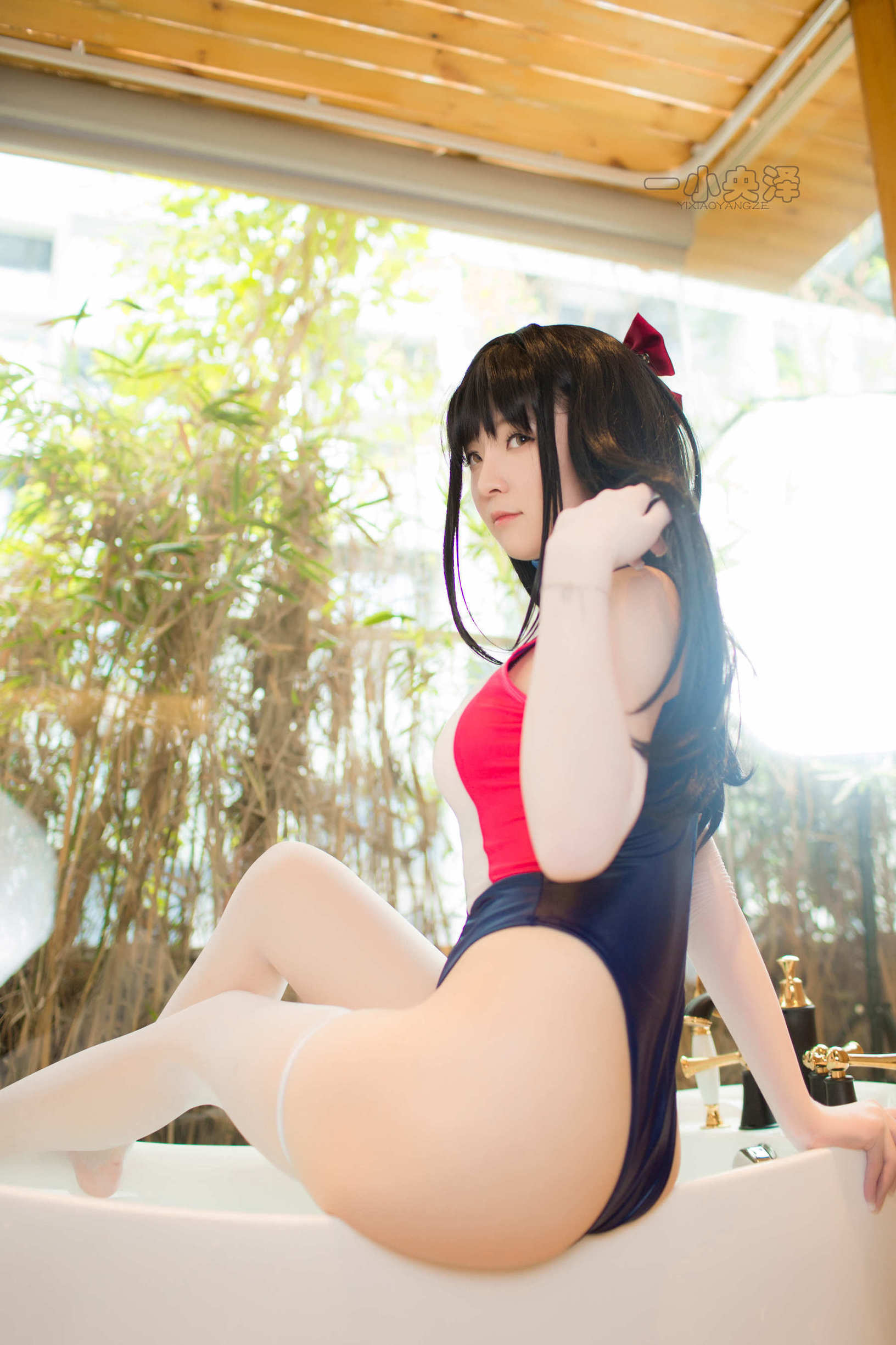  belle  Cosplay] Yi Xiao Yang Ze - Áo Tắm Cô Gái Mèo