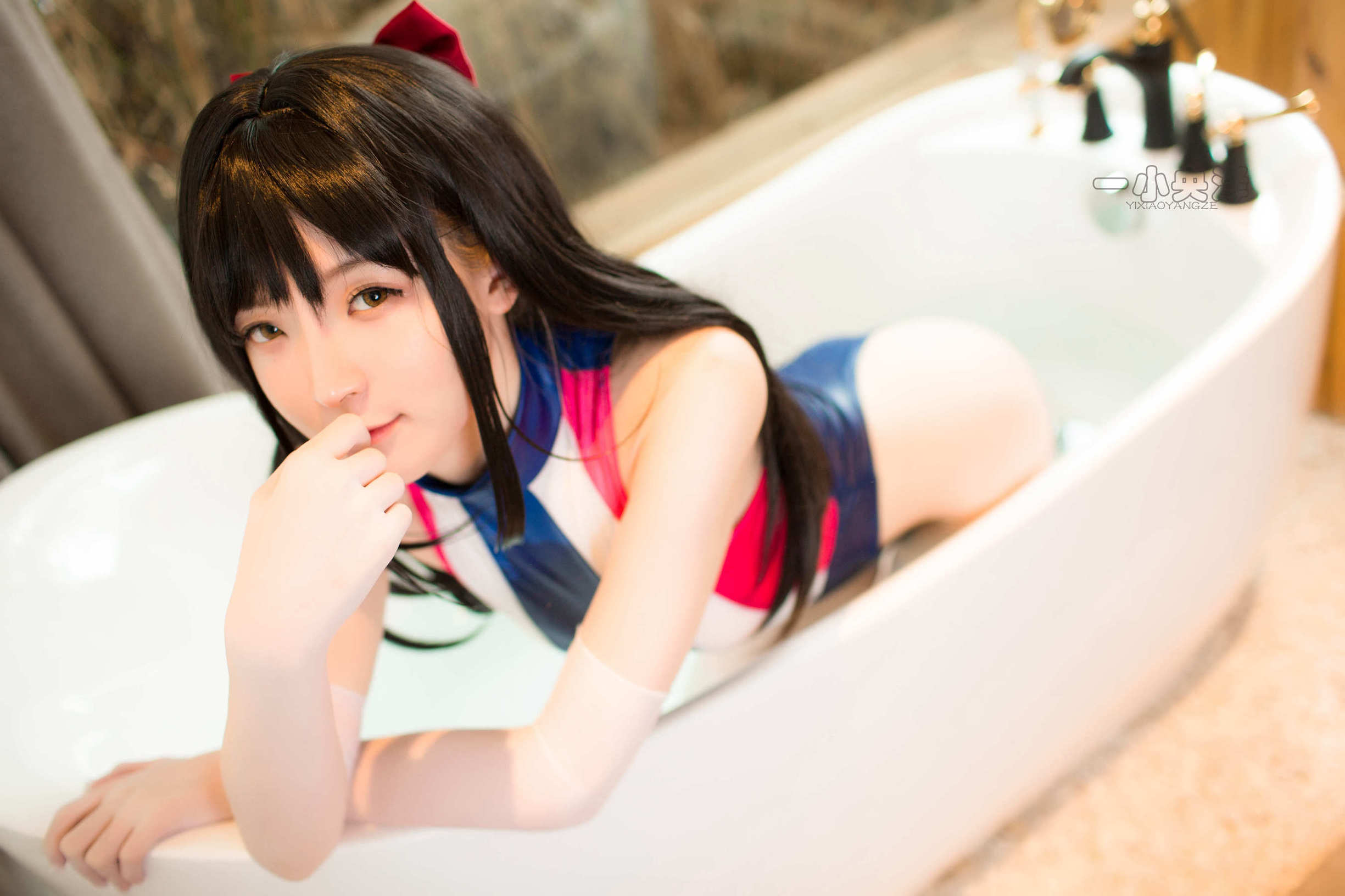  belle  Cosplay] Yi Xiao Yang Ze - Áo Tắm Cô Gái Mèo