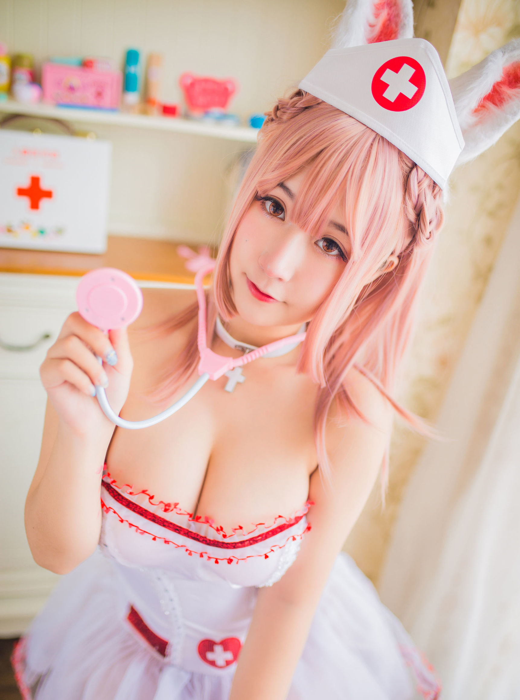 [萝莉COS] 巨乳猫九酱Sakura - 兽の物语
