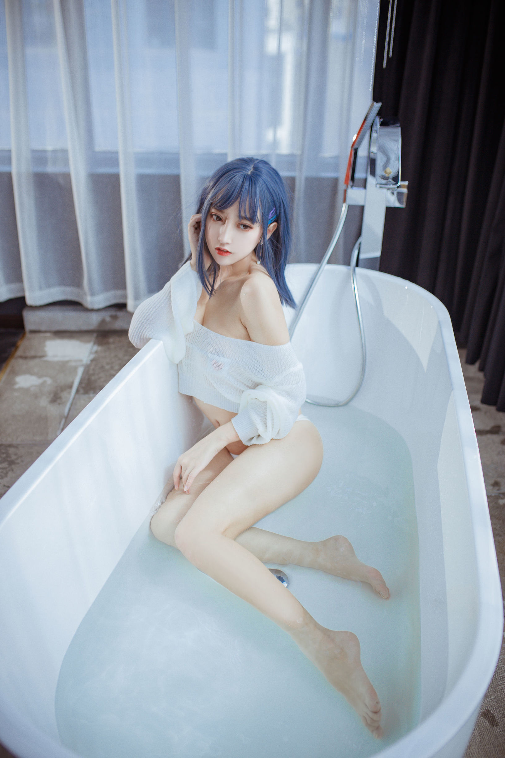  belle  Cosplay] Douyu Mixianxian Sama - Bồn tắm