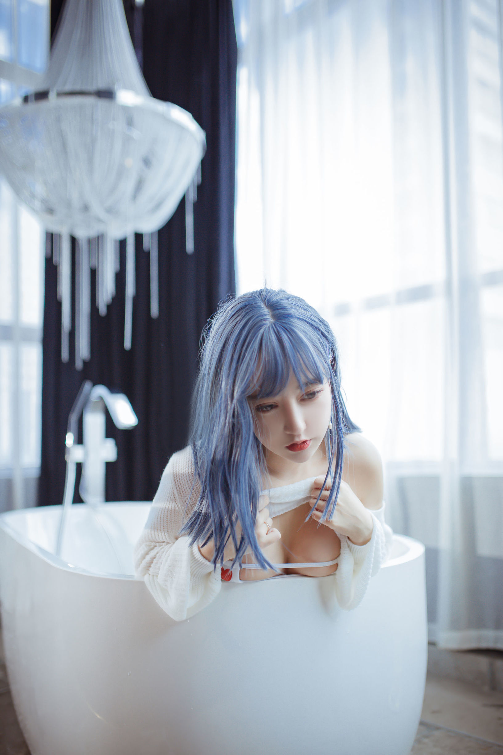  belle  Cosplay] Douyu Mixianxian Sama - Bồn tắm