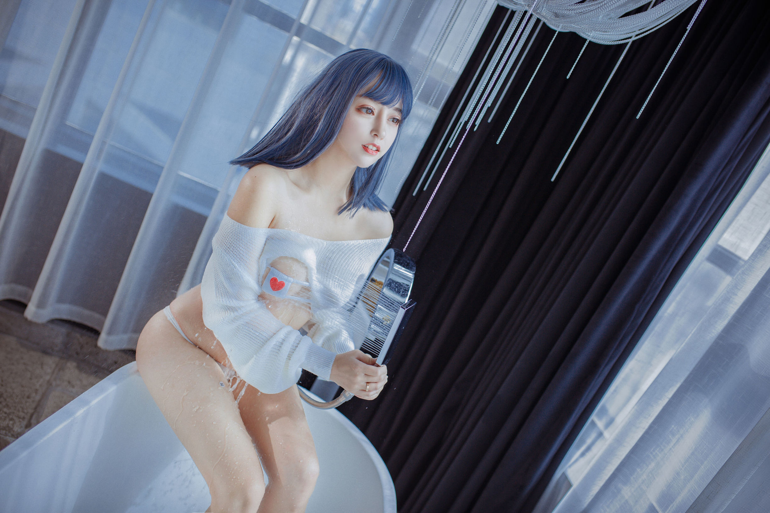  belle  Cosplay] Douyu Mixianxian Sama - Bồn tắm