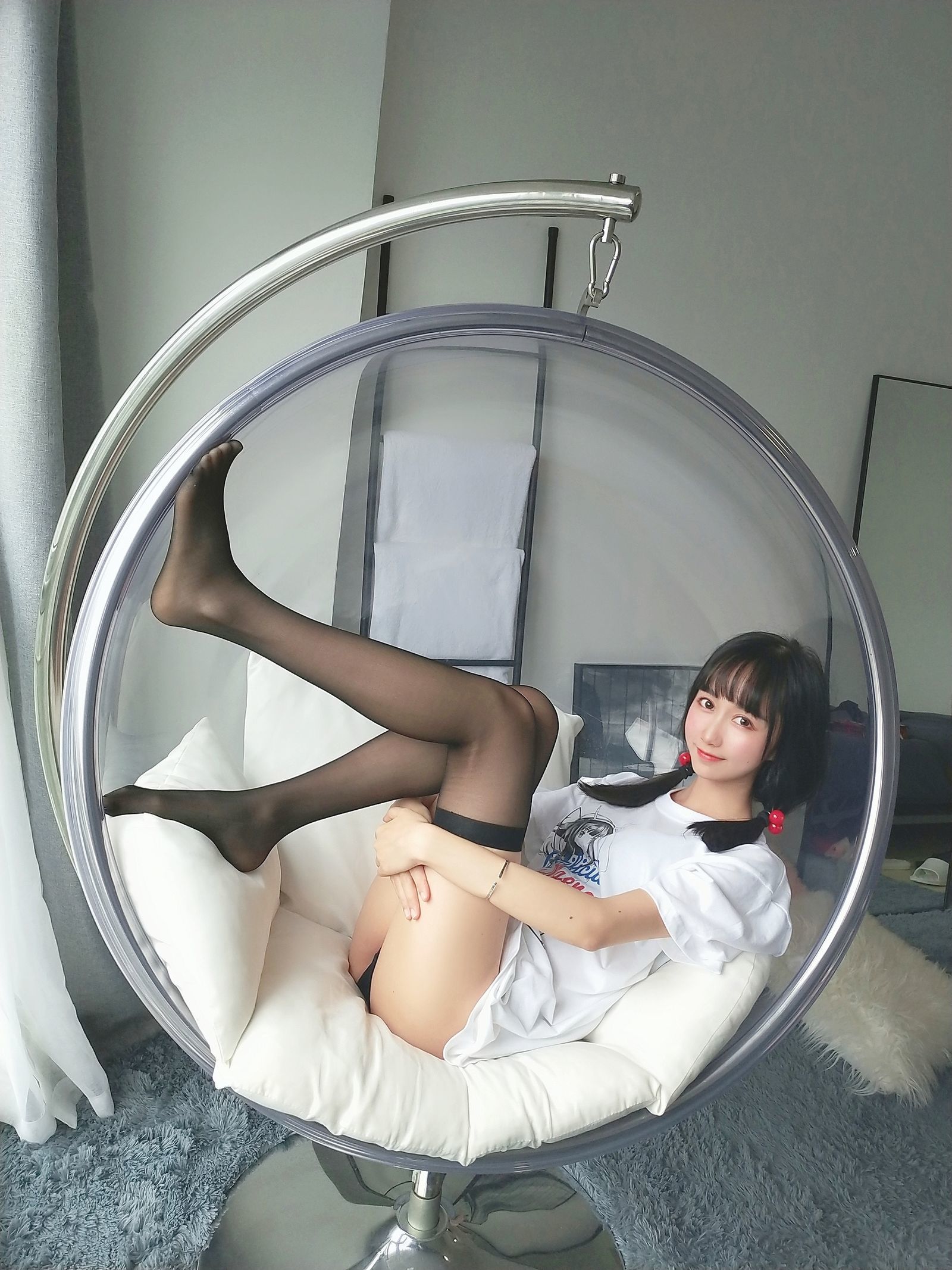 [萝莉COS] 木绵绵OwO - 智能型彼女T恤图