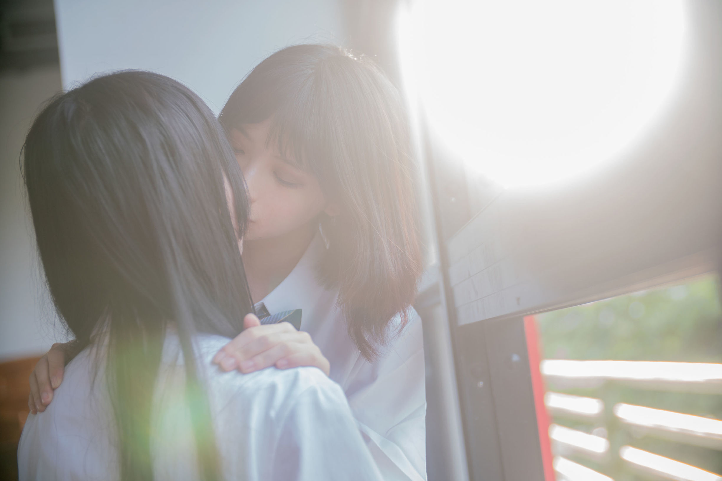 桜桃喵与疯猫ss JK百合 Cosplay