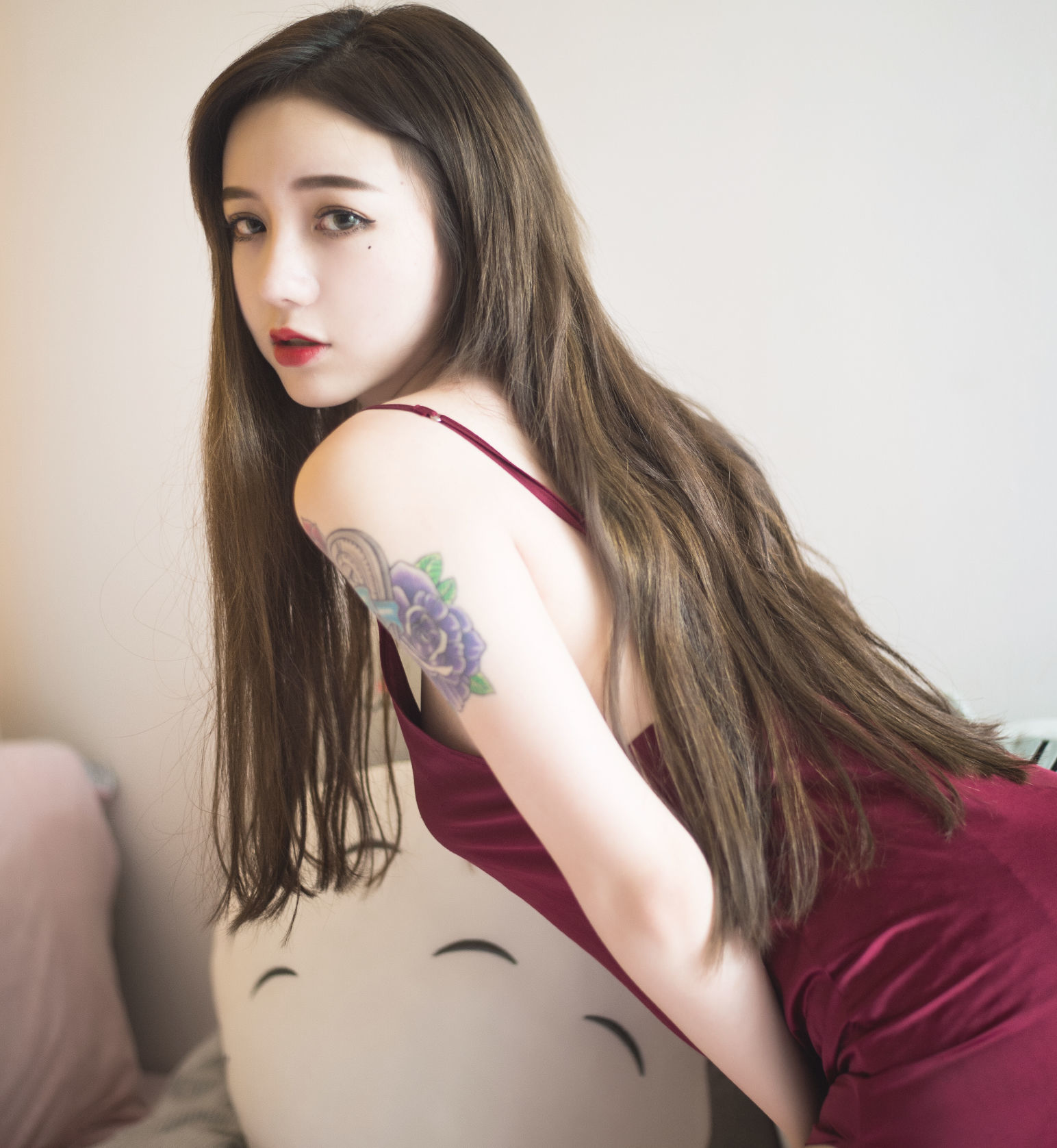 蘿莉COS 洛麗塔大哥 吊帶睡衣紋身寫真