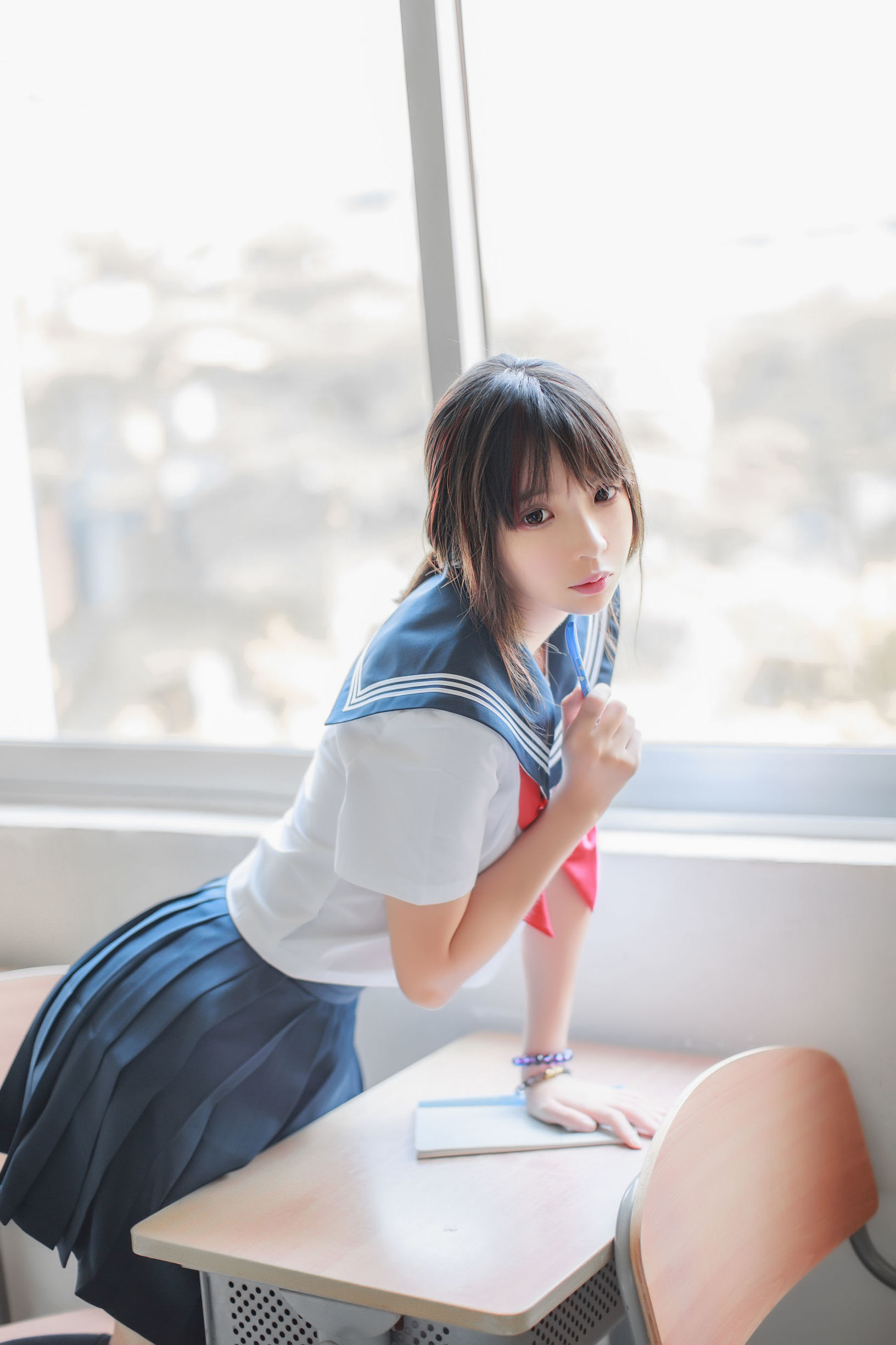 Crazy Cat ss Cosplay Áo Thủy Thủ Bạn Cùng Bàn