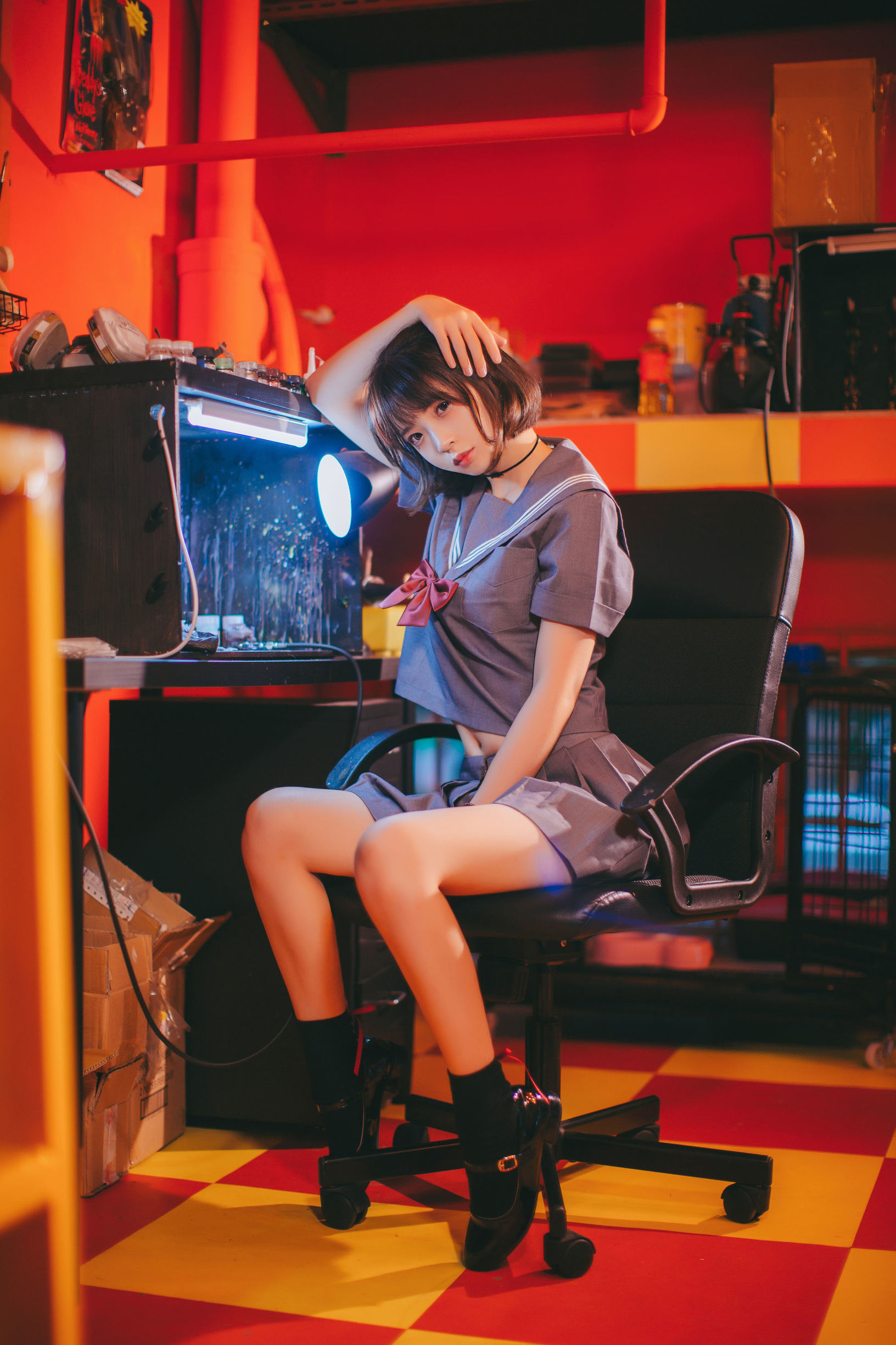 疯猫ss 被囚禁的少女 Cosplay