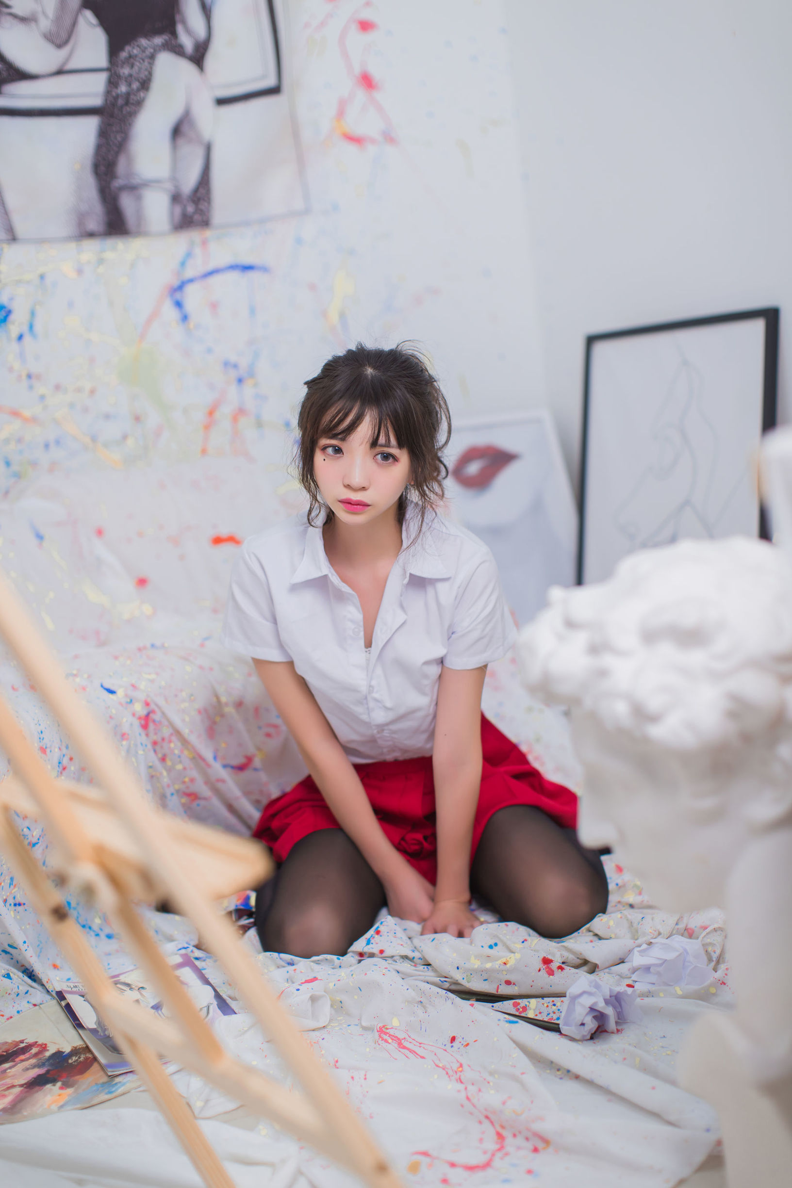 疯猫ss 黑丝JK少女风写真